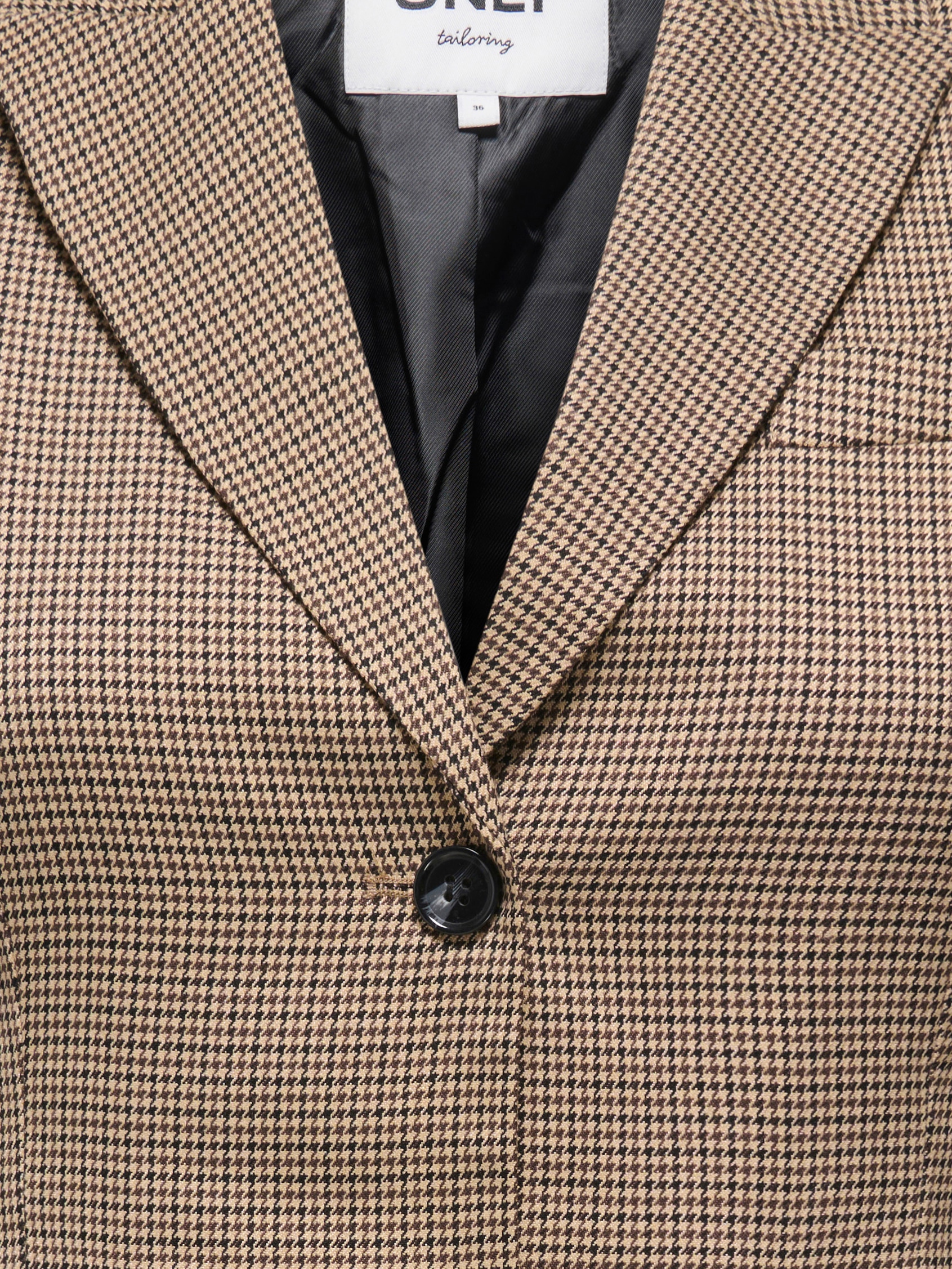 ONLY Blazer court »ONLHOLLIS L/S FIT CHECK BLAZER TLR« Materialmix, Karo Design