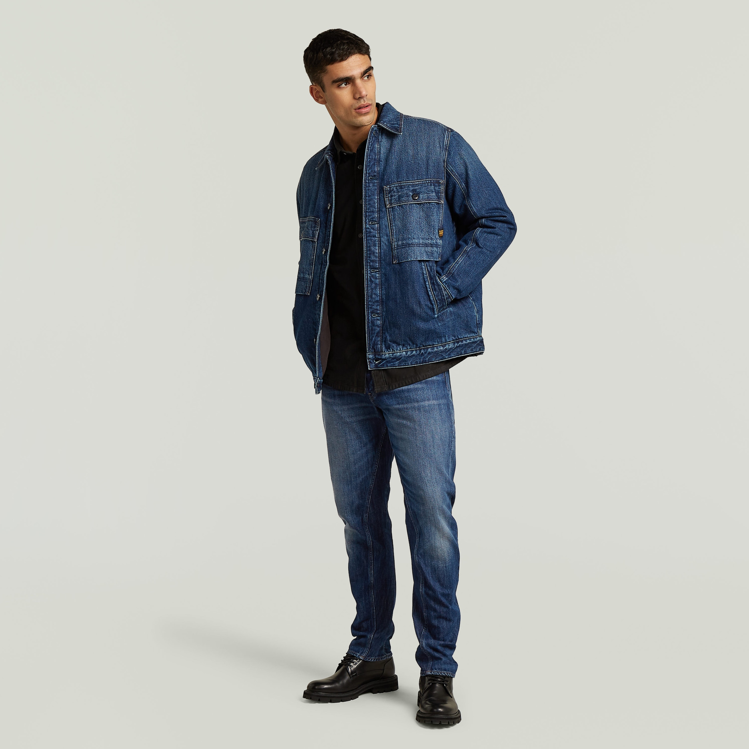 G-STAR Tapered-fit-Jeans »G-Star Arc 3D« mit Knopfverschluss, mittlerer Bund