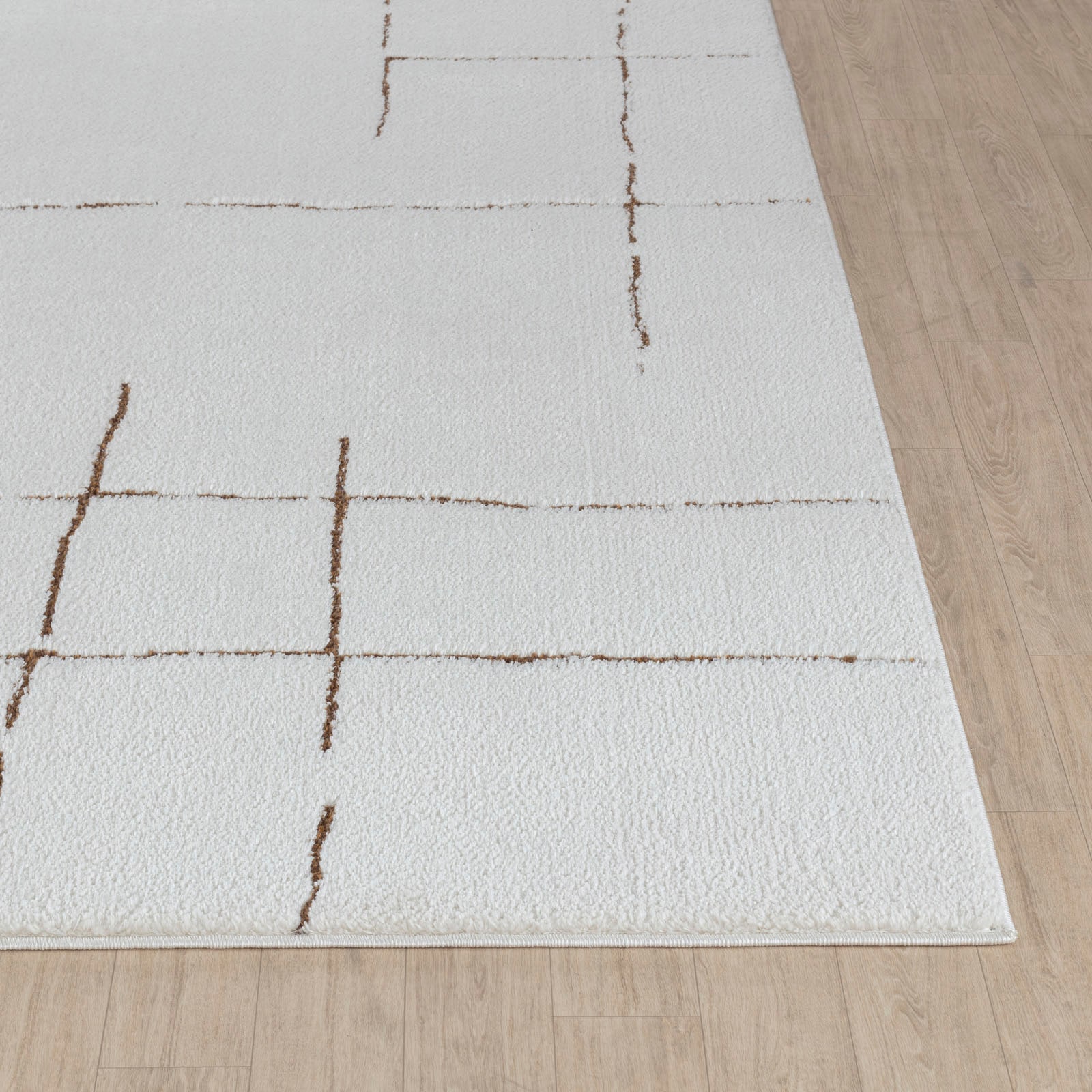 Livabliss Teppich »BARI«, rechteckig, 14 mm Höhe, Skandi Design, Modern Boho Kurzflor Wohnzimmerteppich, Schlafzimmer