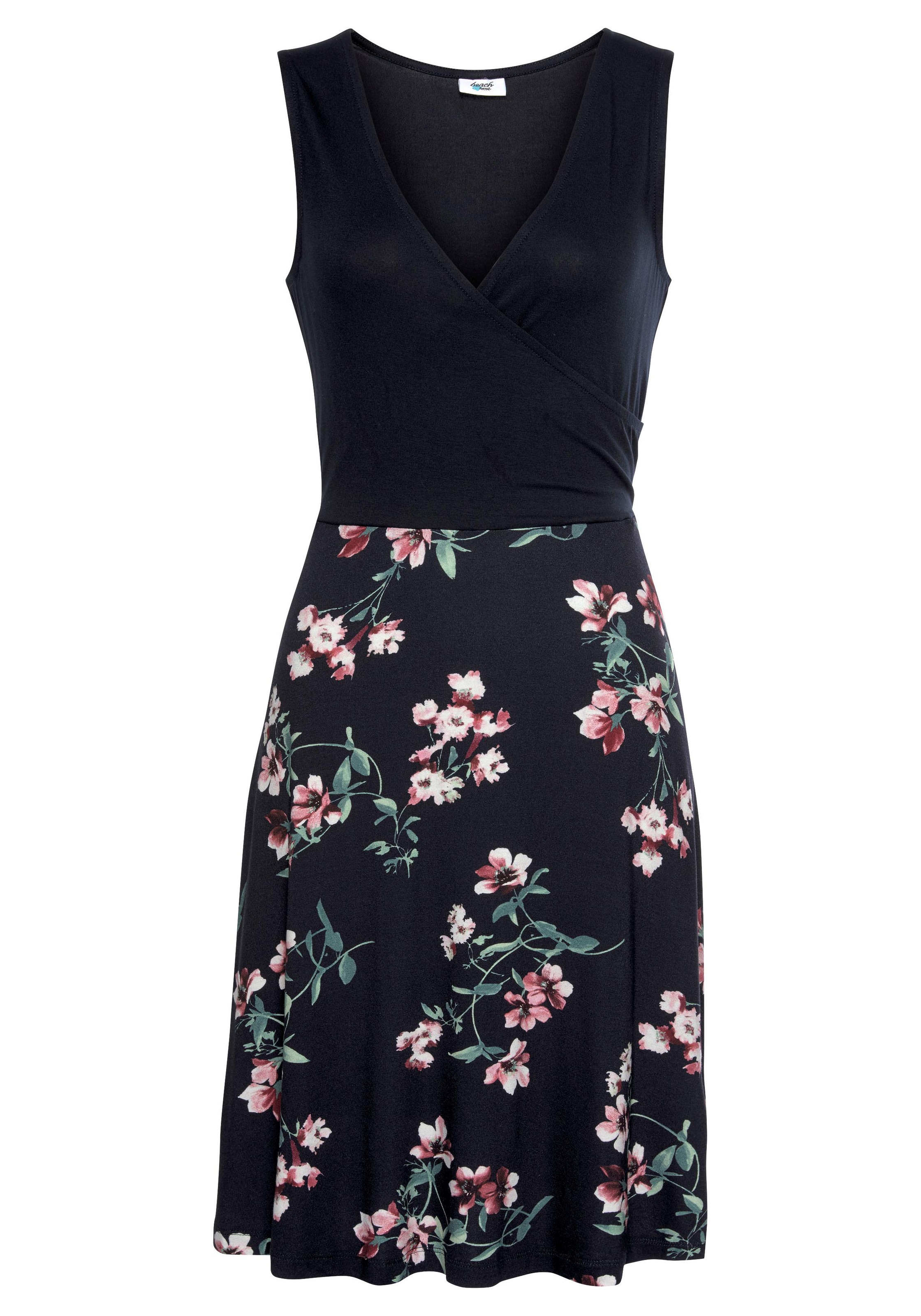 Beachtime Strandkleid mit bedrucktem Rockteil, Sommerkleid