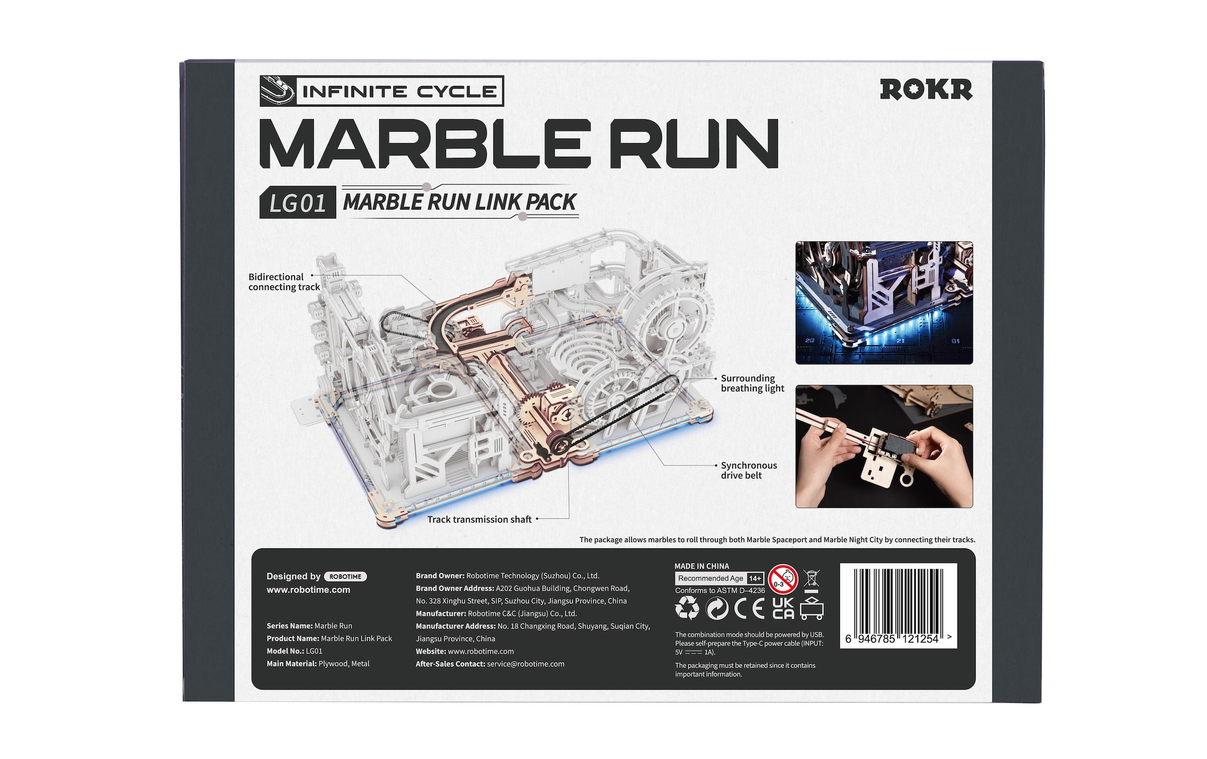   Modellbausatz »ROKR Link Pack Marble Run«