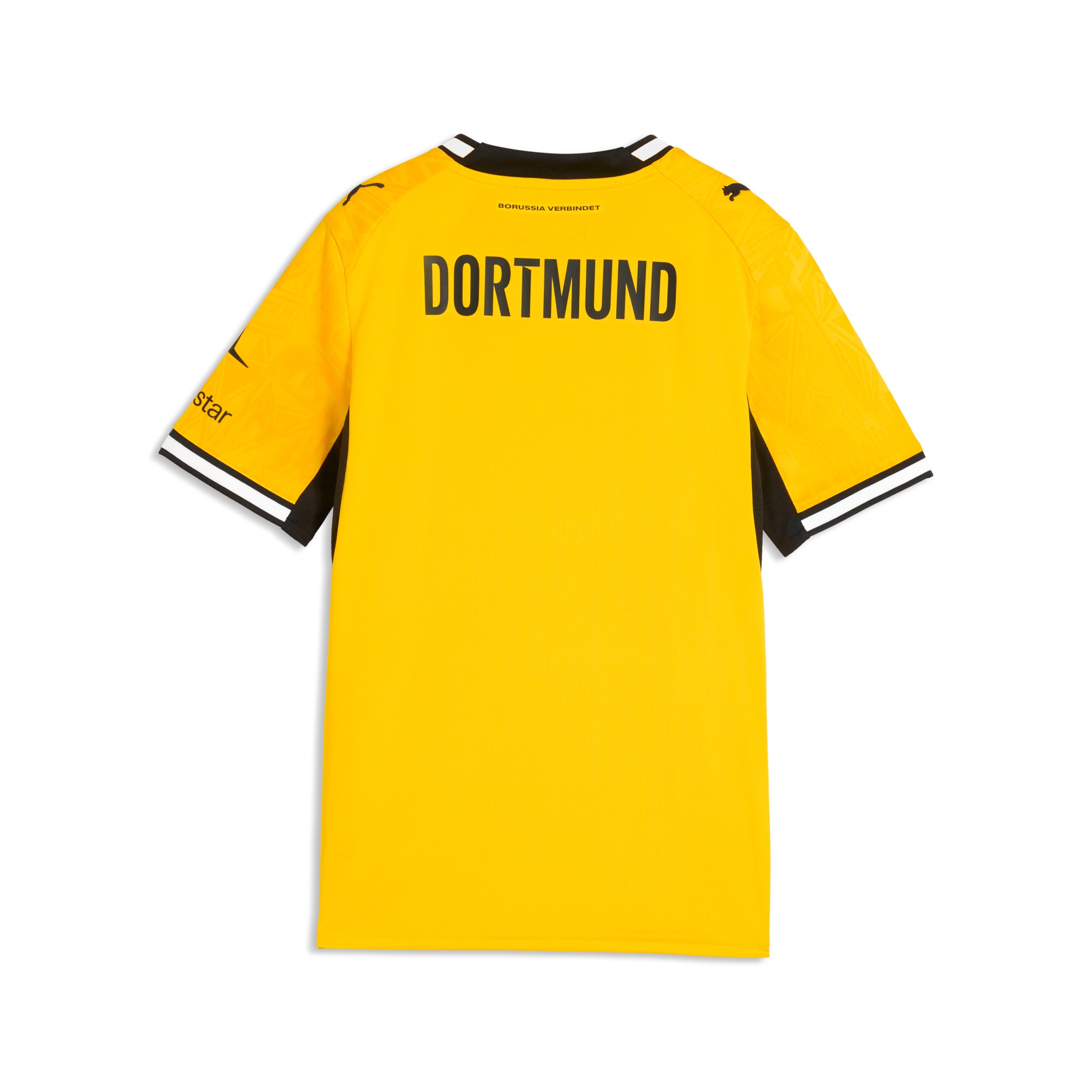 PUMA Fussballtrikot »BVB HOME JERSEY REPLICA JR« für Jugendliche, mit Print-Applikationen, atmungsaktiv