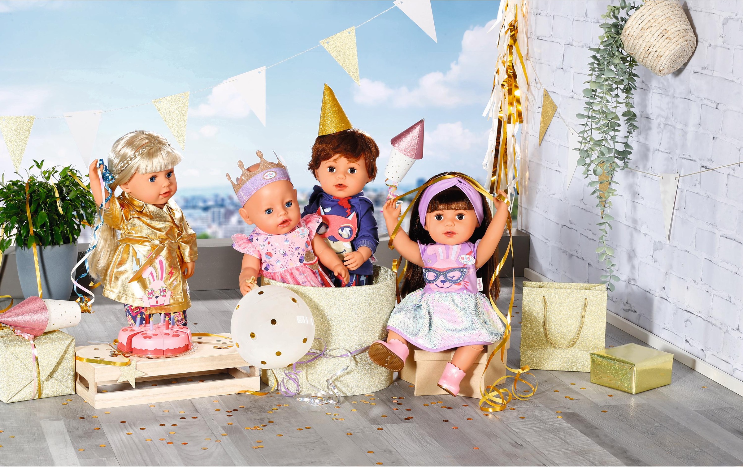 Baby Born Puppenkleidung »Baby born Happy Birthday Gast Outfit«