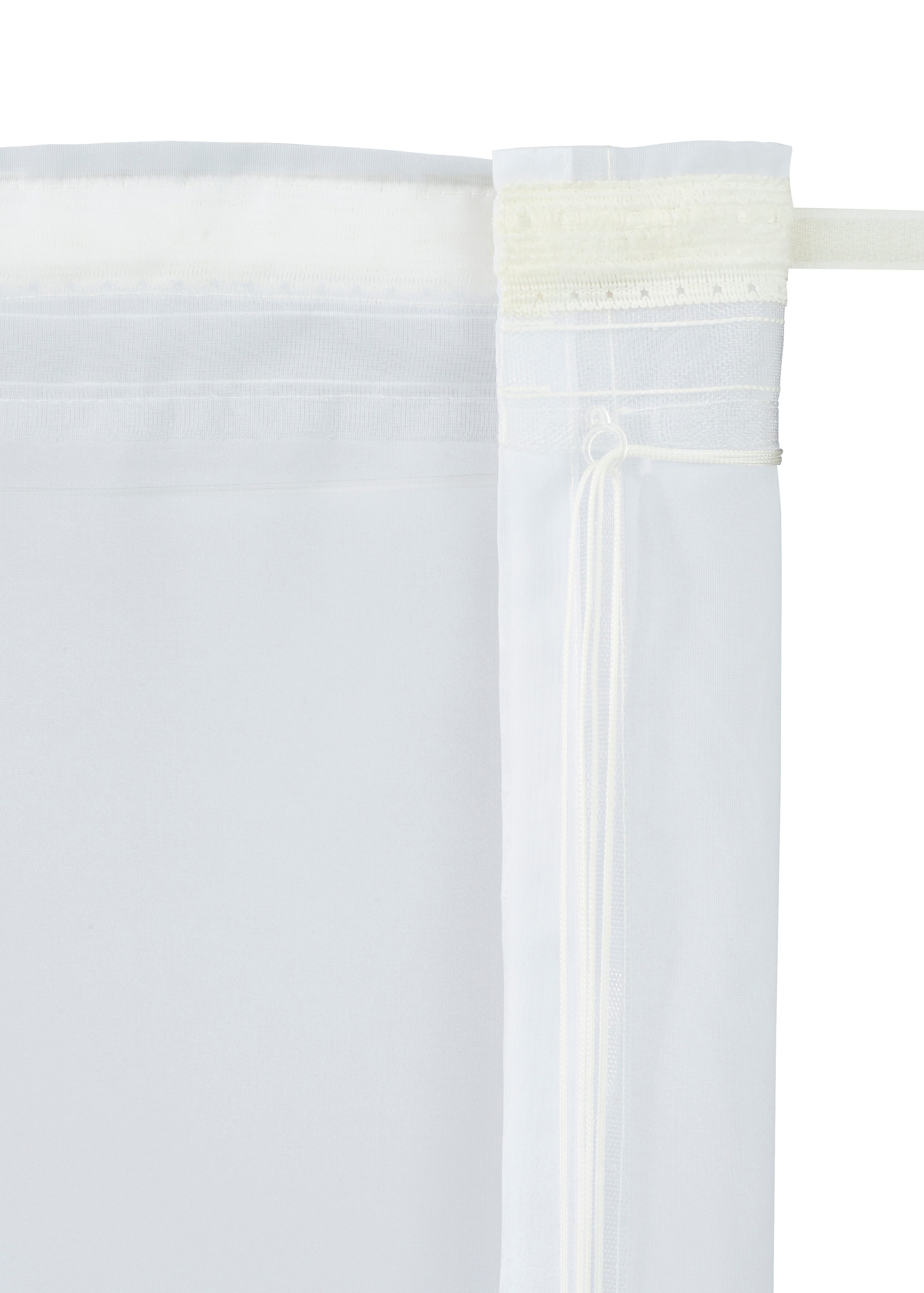 Transparent, my kaufen Polyester Voile, Raffrollo Klettband, home »Camposa«, günstig mit