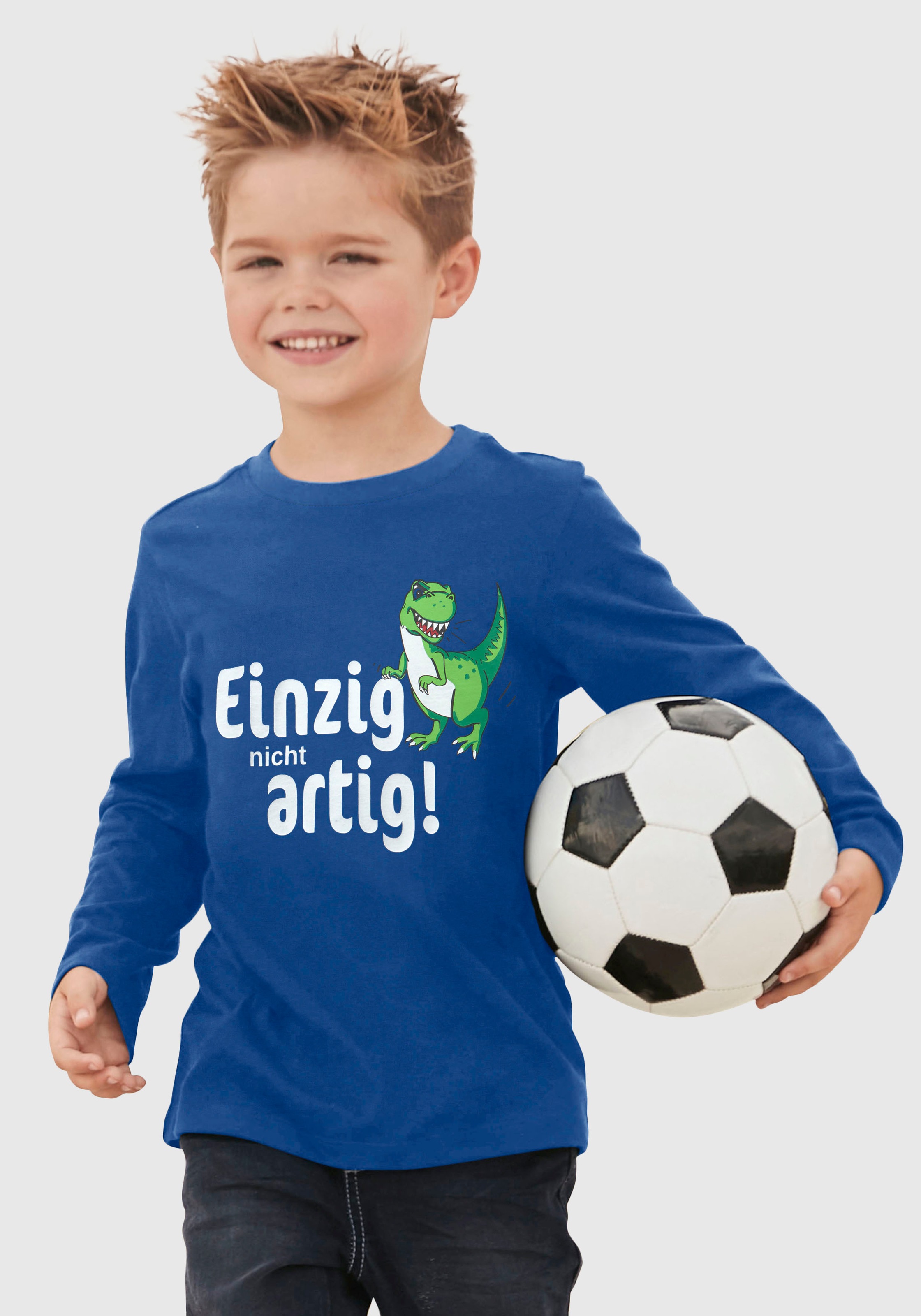 Image of KIDSWORLD Langarmshirt »EINZIG NICHT ARTG!« bei Ackermann Versand Schweiz