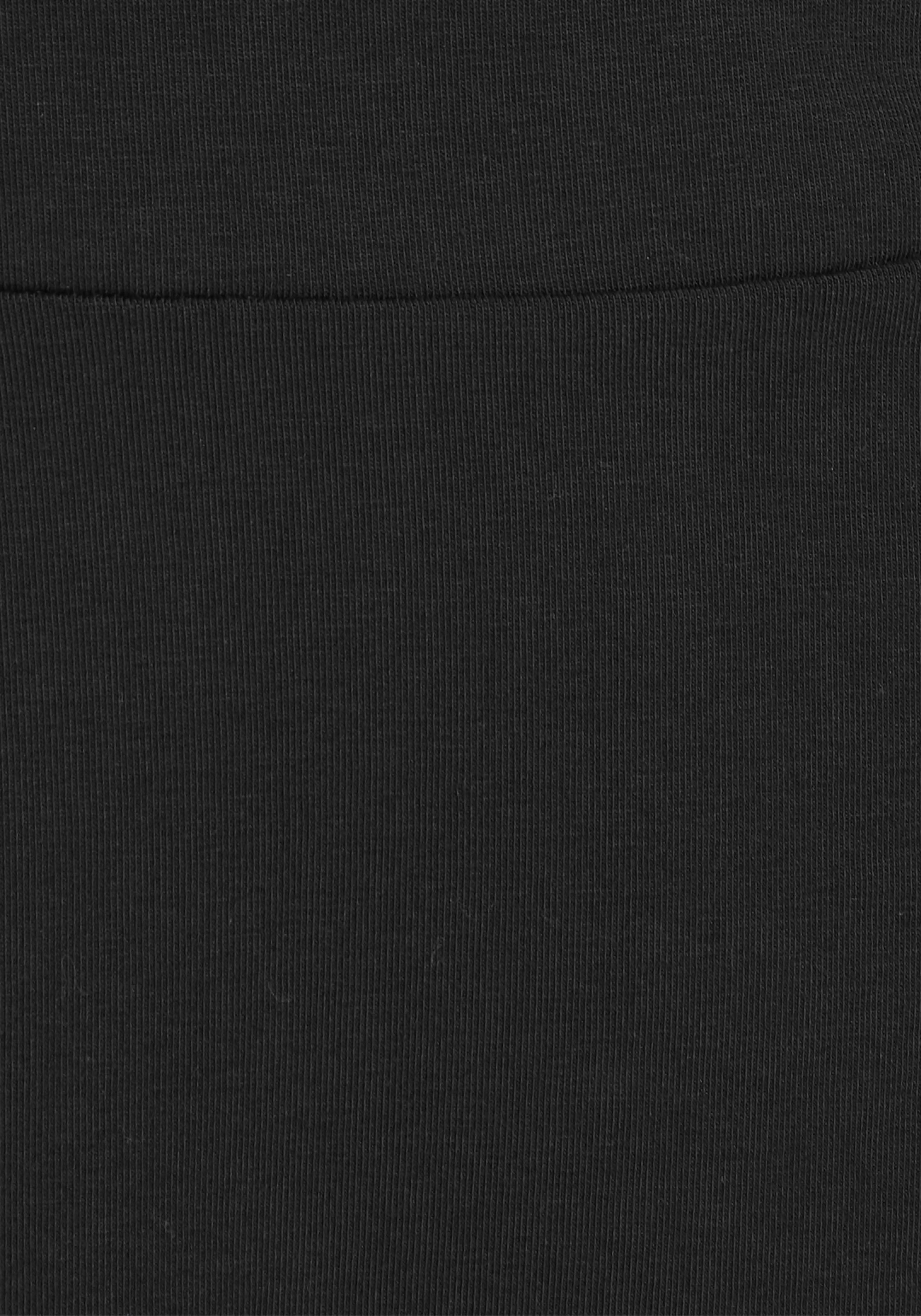 Aniston CASUAL uni Jerseykleid, in mit oder Schwarz versandkostenfrei Blumendruck auf