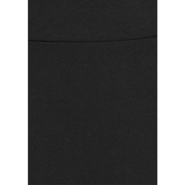 uni auf in versandkostenfrei Schwarz Aniston Jerseykleid, mit oder CASUAL Blumendruck