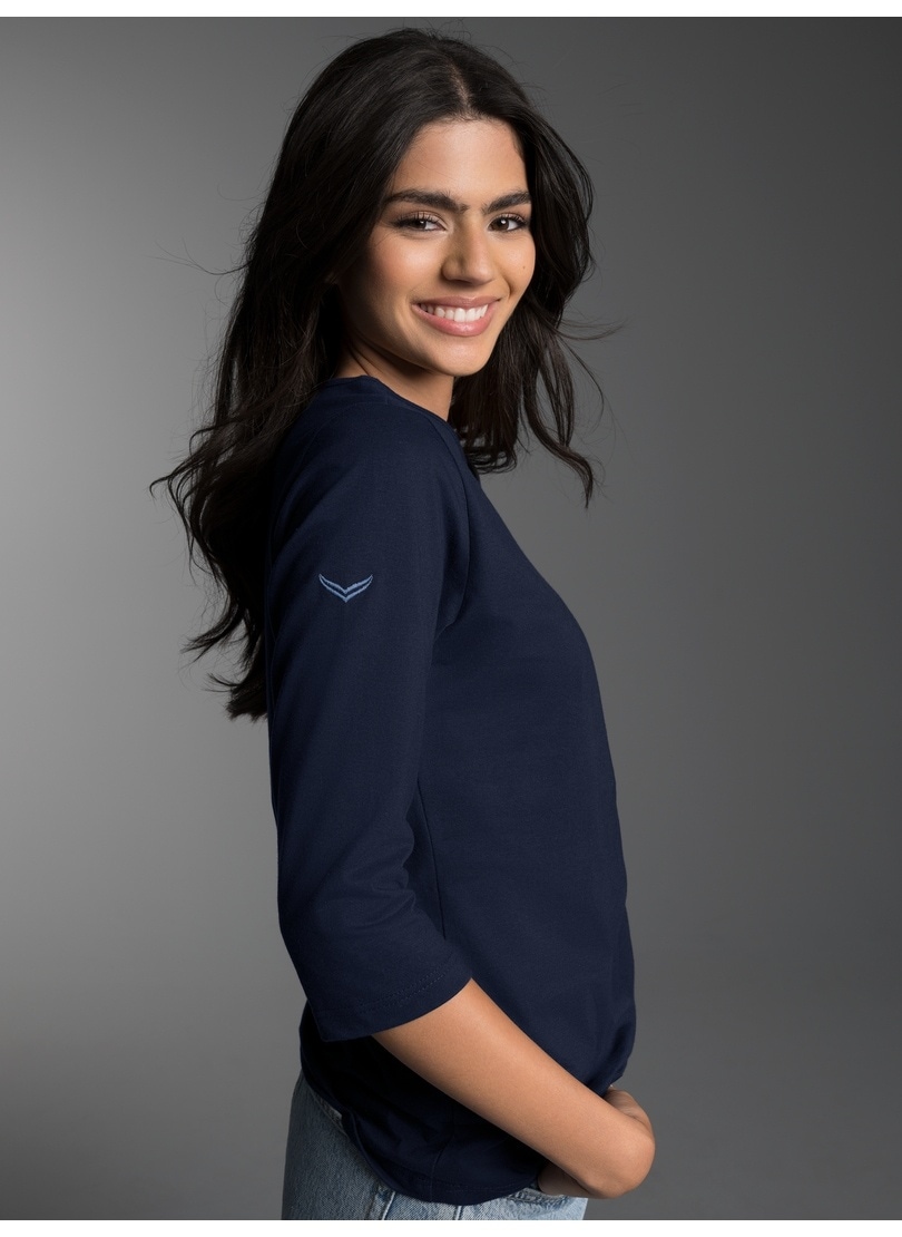 Image of Trigema T-Shirt "TRIGEMA Langarmshirs aus Biobaumwolle" 1 Stk.
