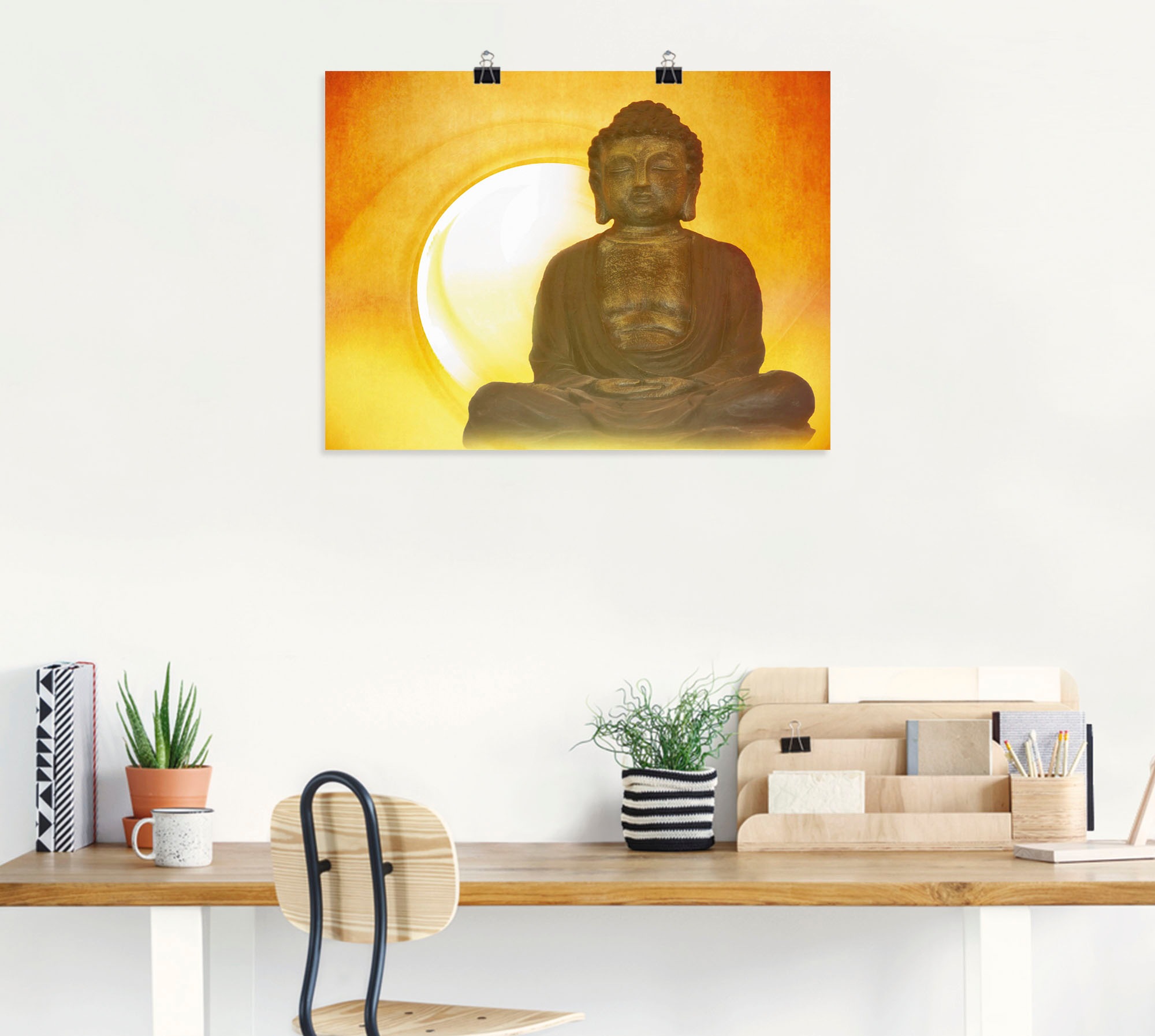 Artland Wandbild »Buddha 2«, Religion, (1 St.), als Leinwandbild, Poster, Wandaufkleber in verschied. Grössen