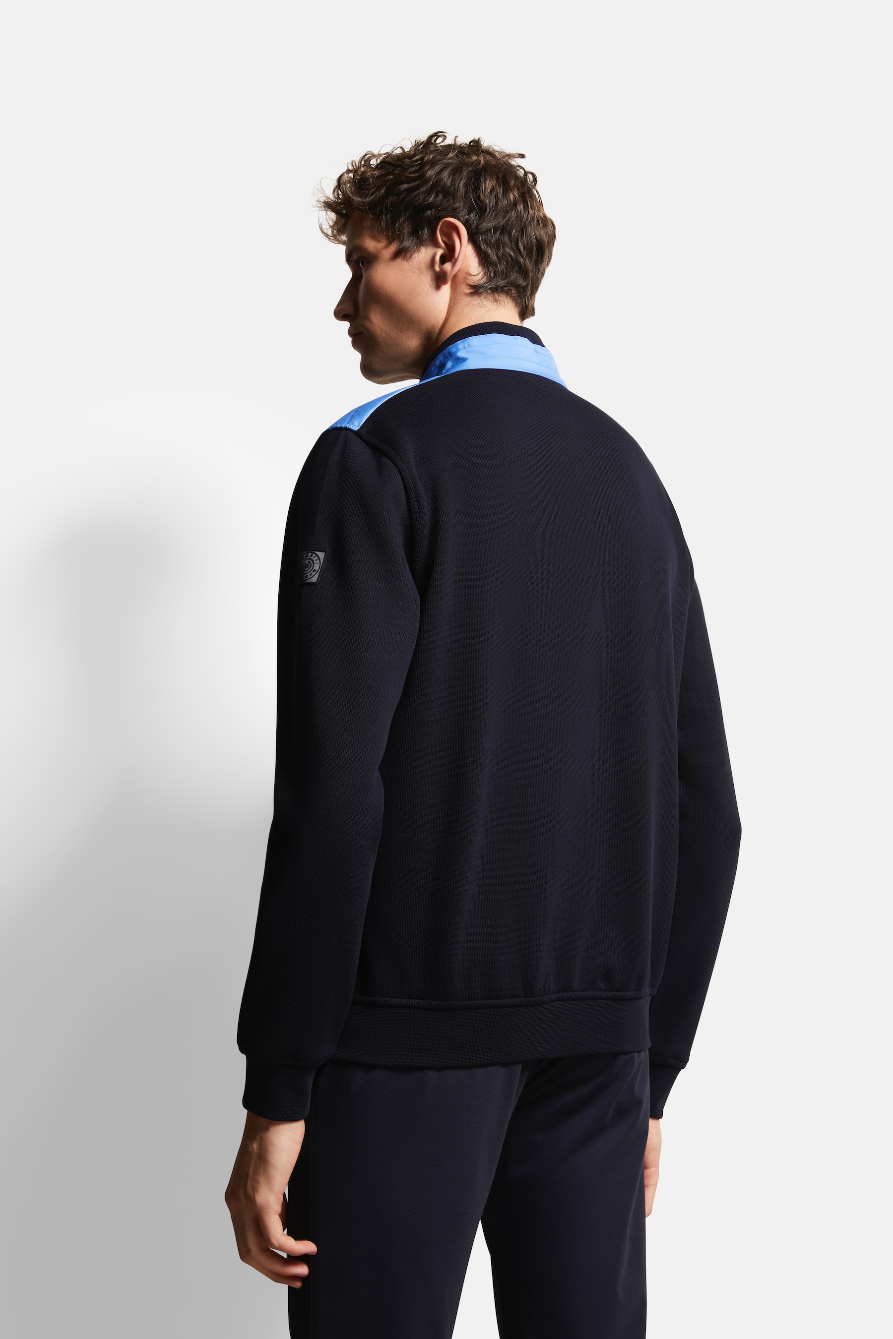 bugatti Sweatjacke, mit Quersteppung