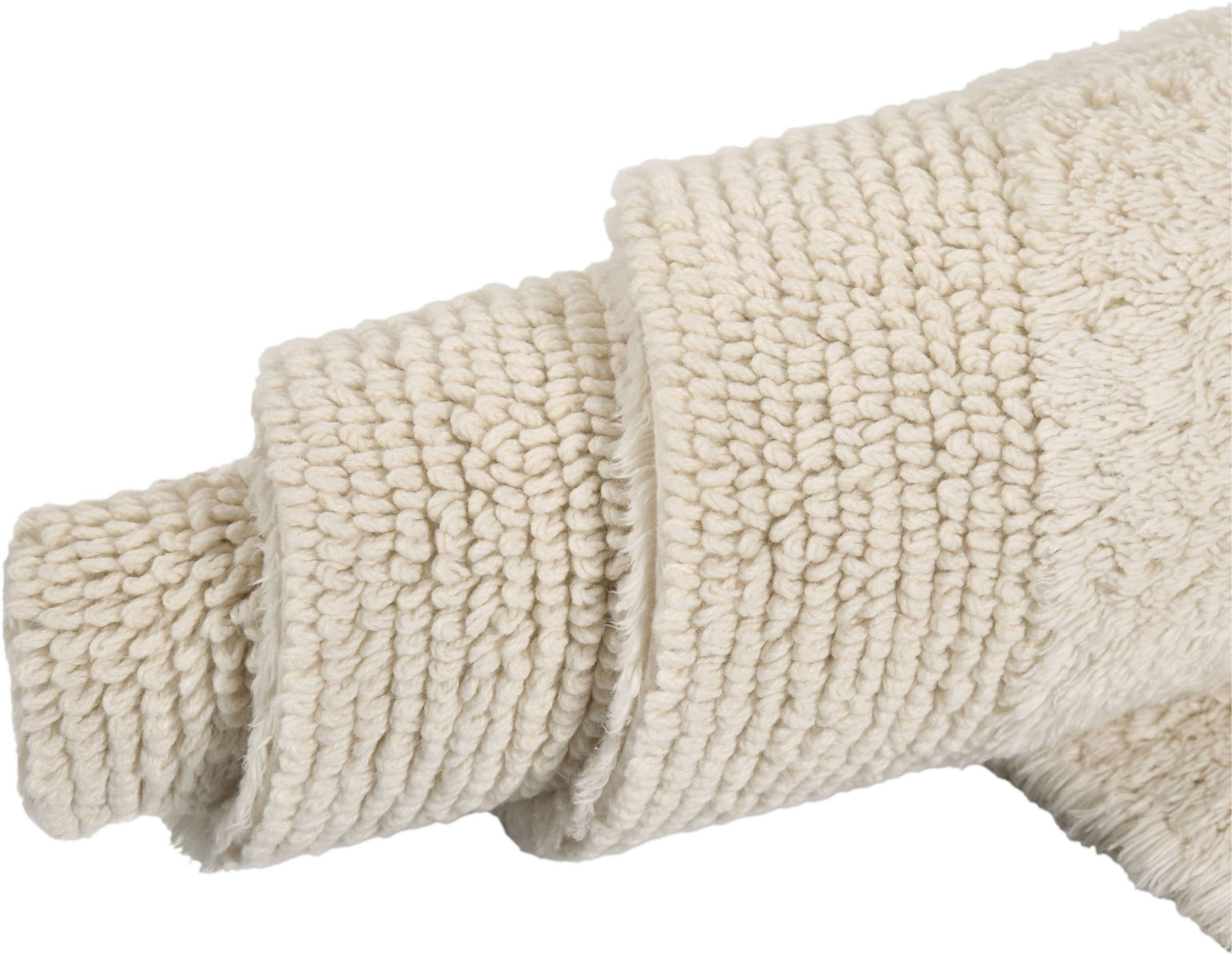 GOODproduct Badematte »Kapra, Badvorleger, Badezimmer Teppich« Höhe 14 mm beidseitig nutzbar | fussbodenheizungsgeeignet | strapazierfähig mit Bordüre, Badteppich, Badematte, Baumwolle