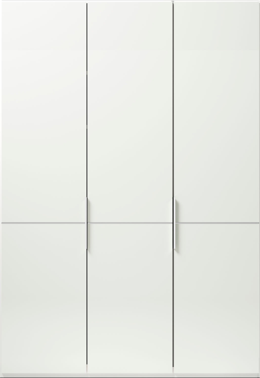 Musterring Kleiderschrank »Imola W« Einlegeböden und Kleiderstangen,mit Glastüren und Aufleistung in Chrom