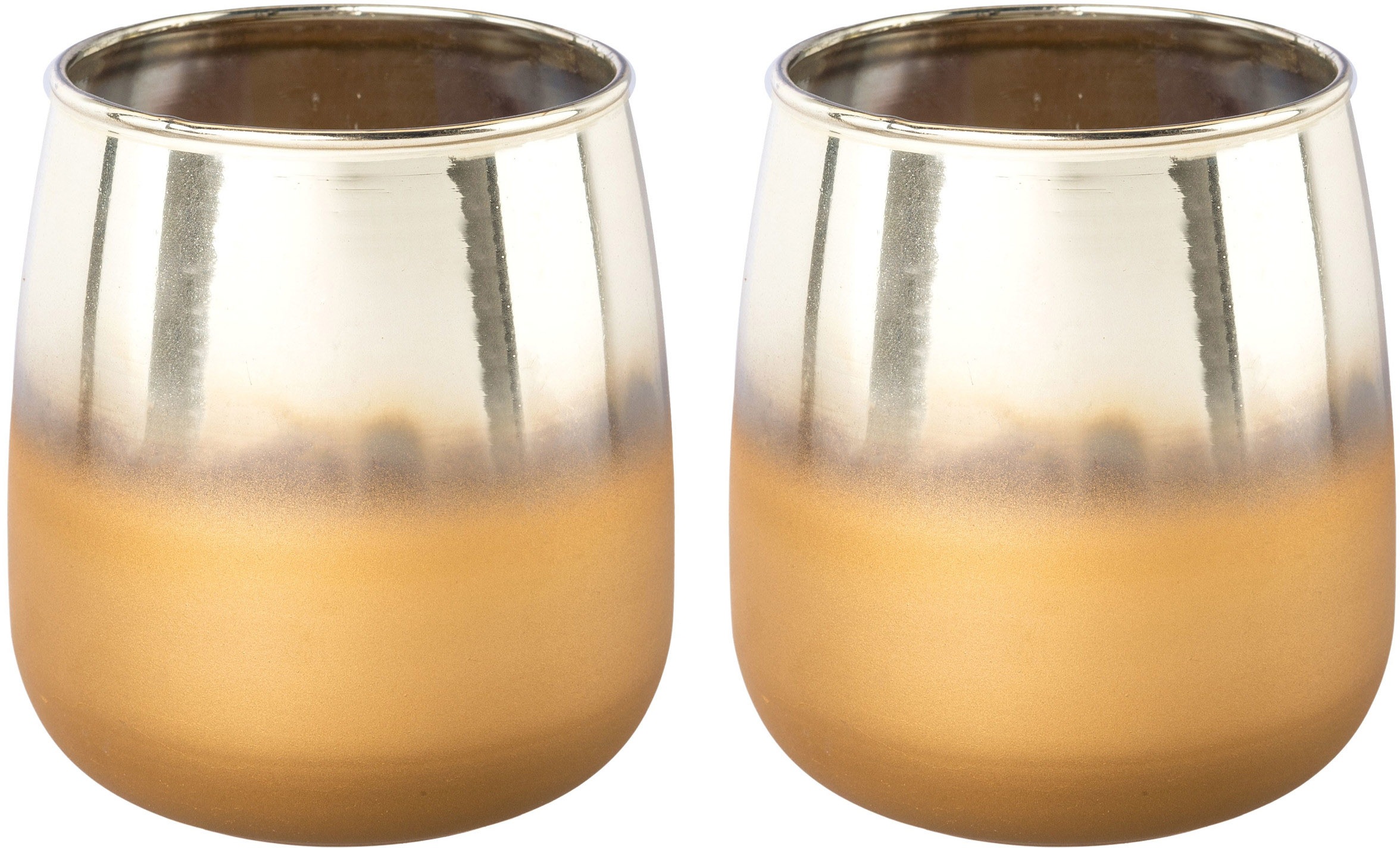 Image of Creativ deco Windlicht, (2 St.), mit unterschiedlicher Oberflächenstruktur bei Ackermann Versand Schweiz