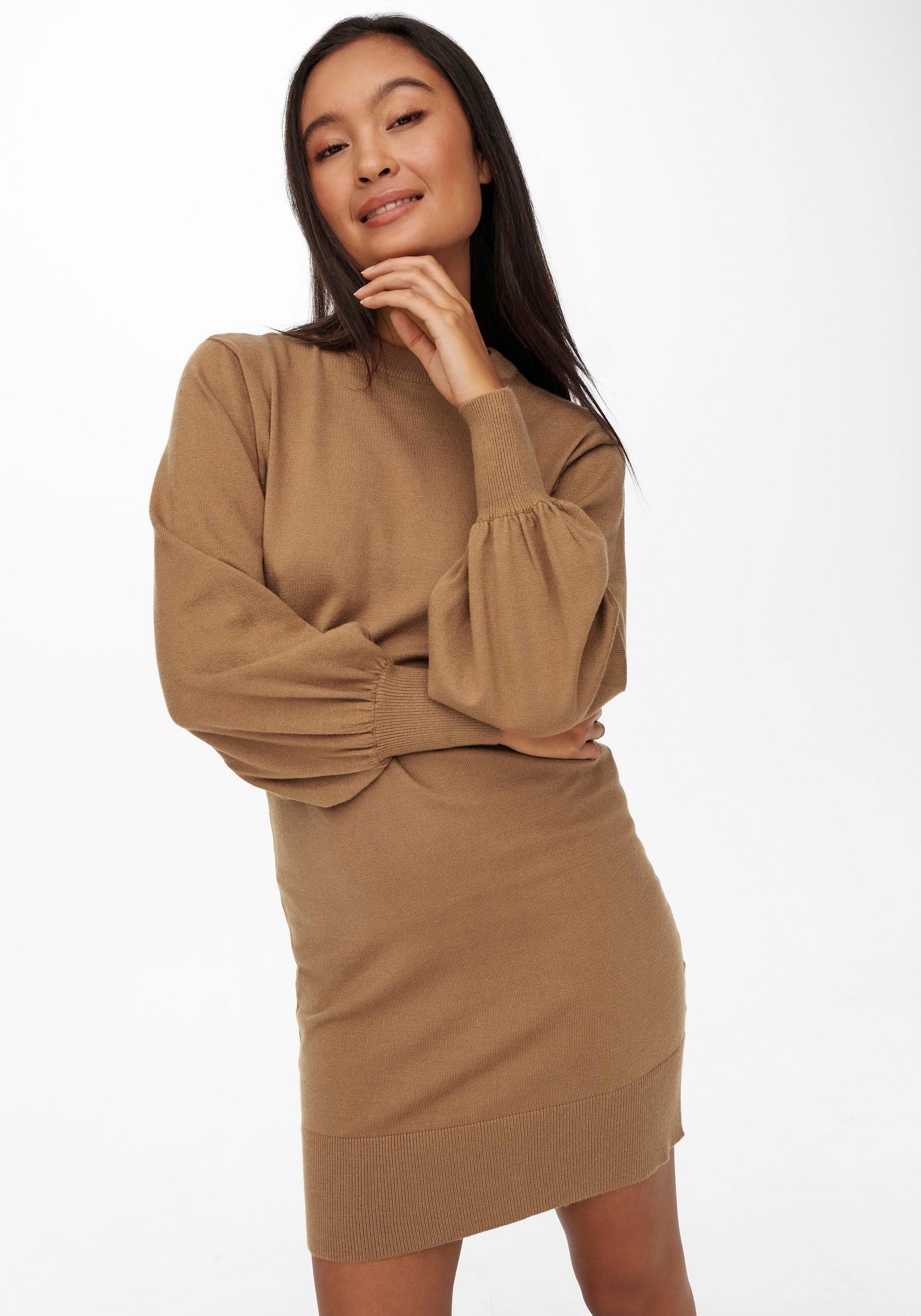 Image of Only Strickkleid »ONLLABELLE LIFE L/S DRESS KNT NOOS« bei Ackermann Versand Schweiz