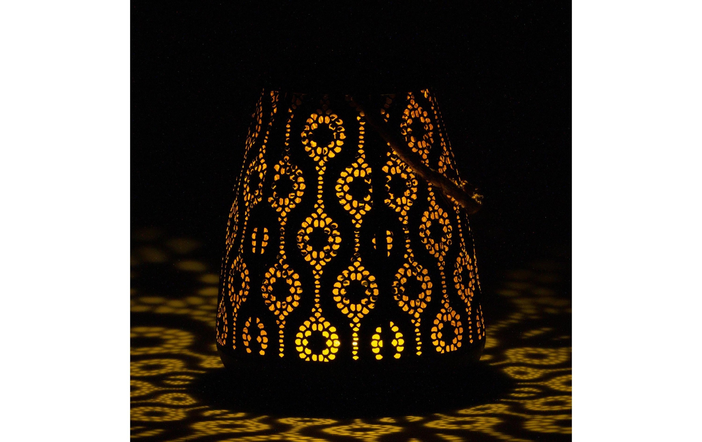 EGLO LED Laterne »schwarz/goldfarben«