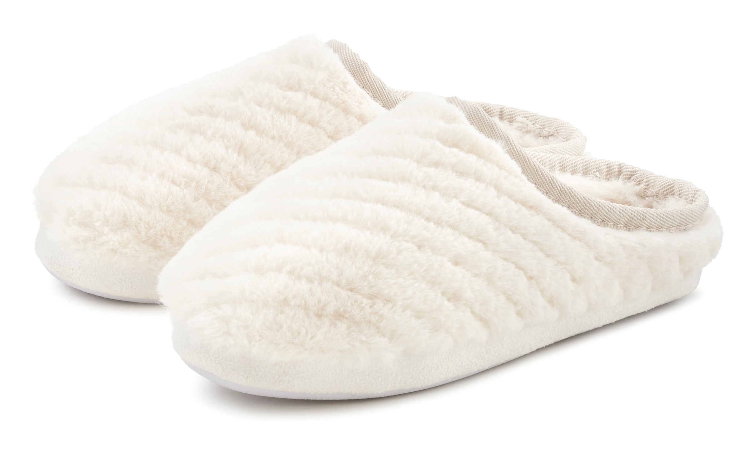 Image of Vivance Dreams Pantolette "Hausschuh, Pantoffel, Clog," aus weichem Textil VEGAN