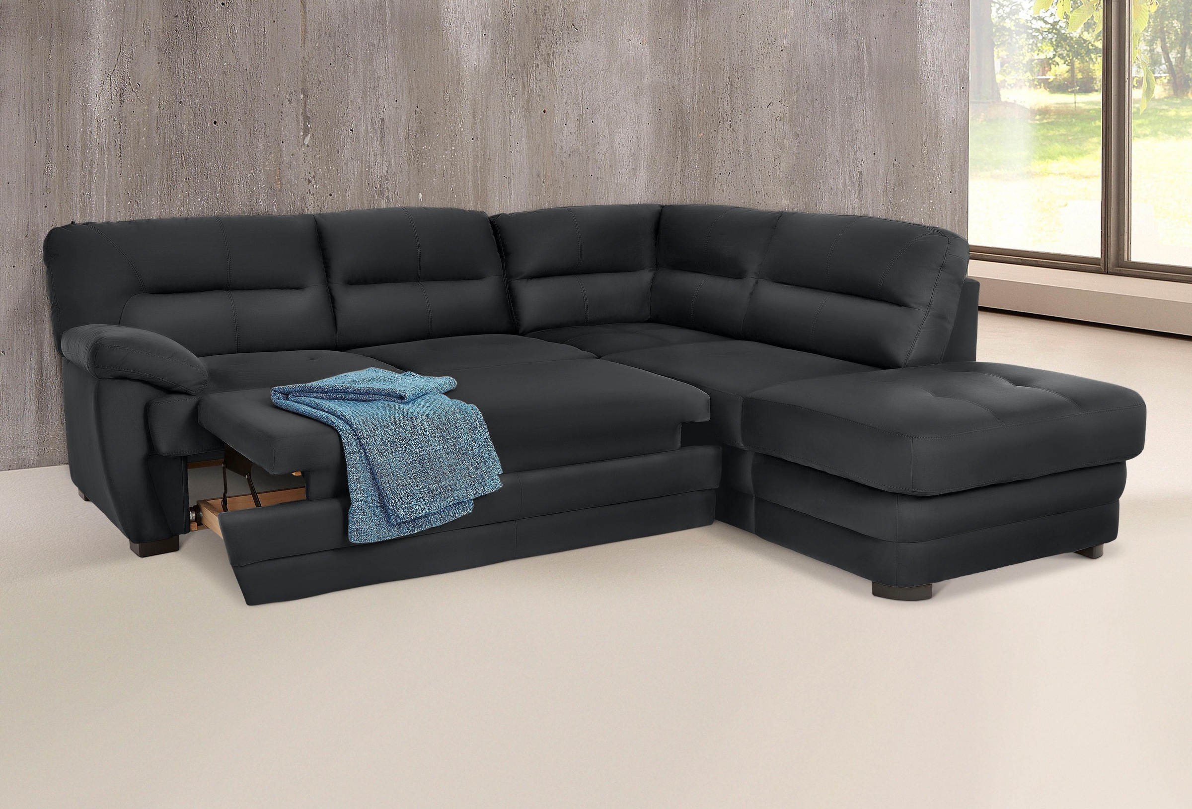 COTTA Ecksofa »Royale L-Form«, wahlweise mit Bettfunktion