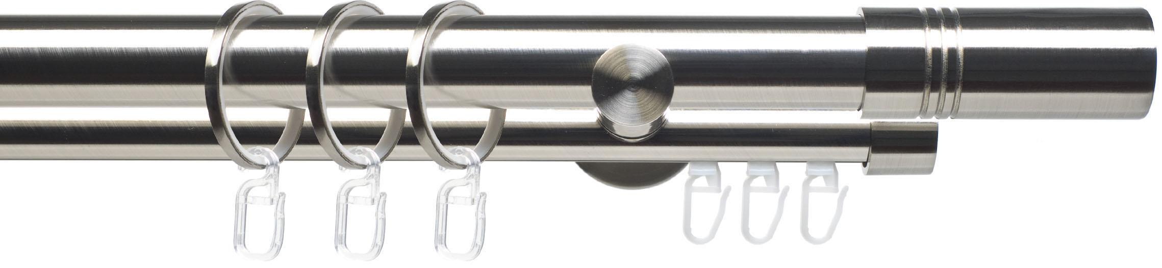 Image of Liedeco Gardinenstange »CELZYLIN02SG2L«, 2 läufig-läufig, Fixmass, 2-läufig im Fixmass Ø 25/20 mm bei Ackermann Versand Schweiz