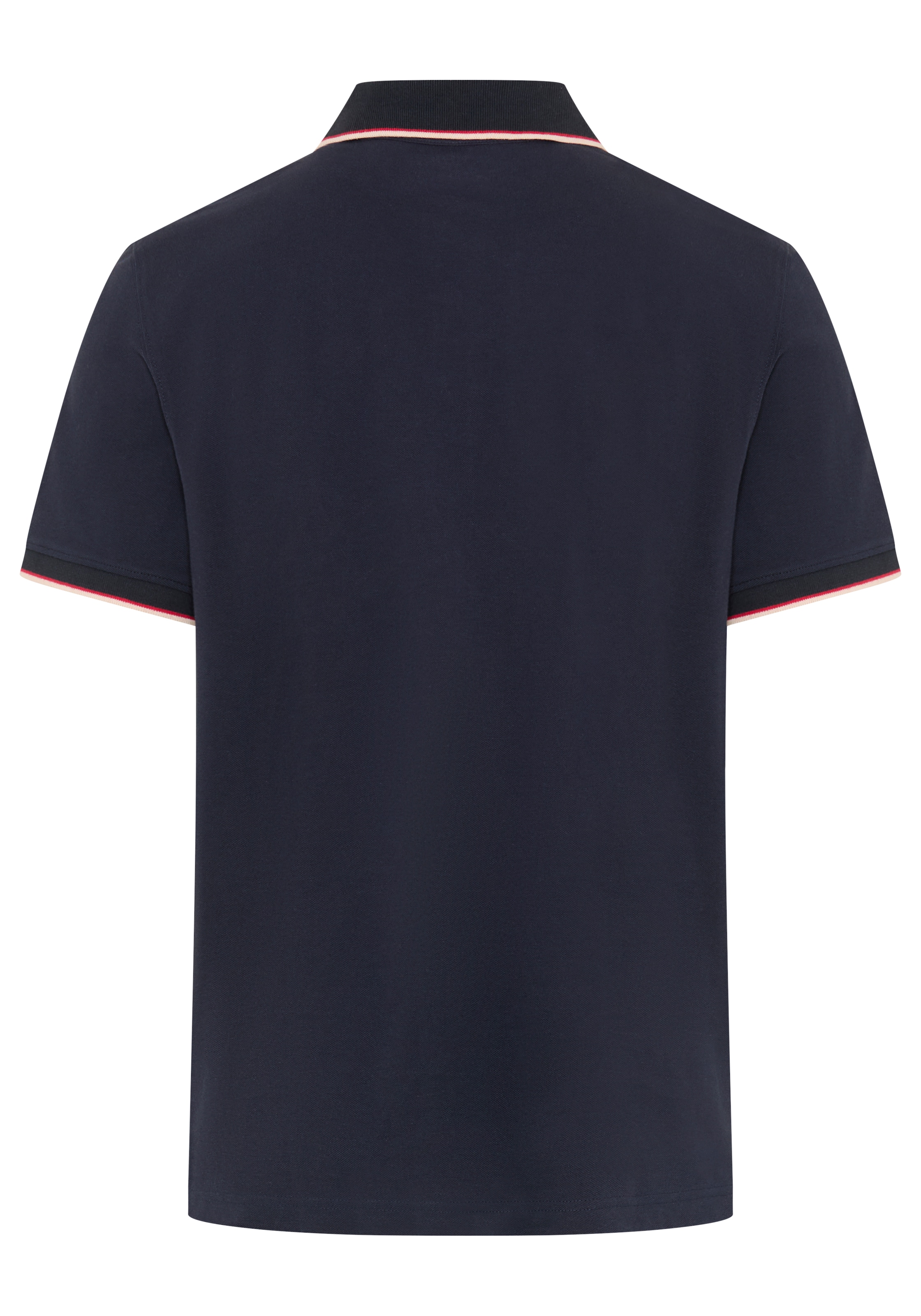 Man's World Poloshirt »Neue Kollektion!« normale Passform, Kurzarm, mit Print und Badge, aus Piqué-Material