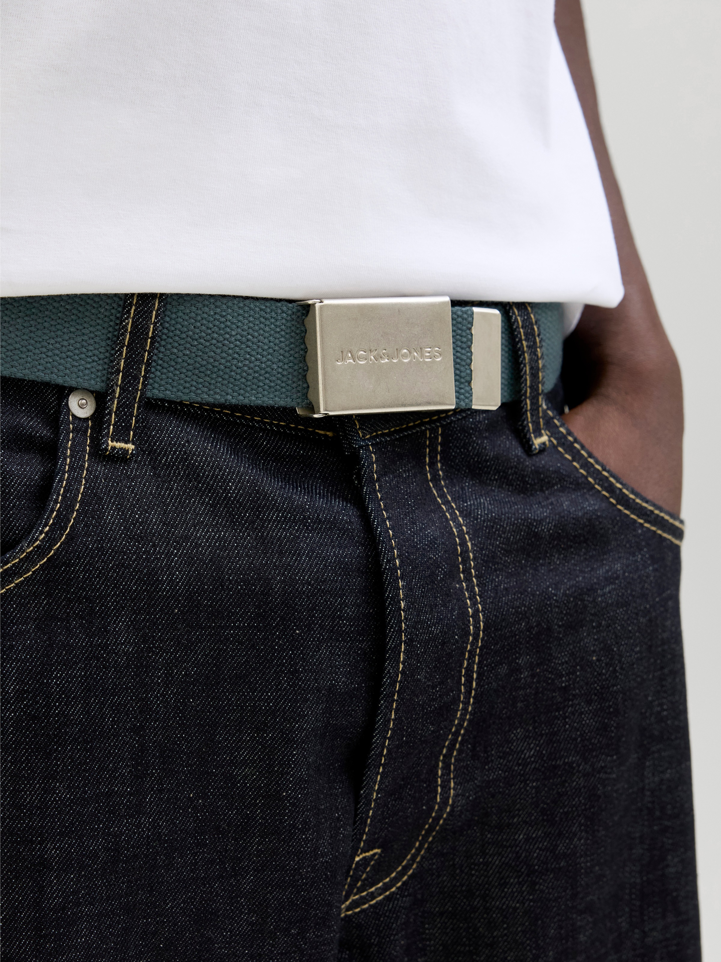 Jack & Jones Stoffgürtel »JACLONDON WOVEN BELT NOOS«
