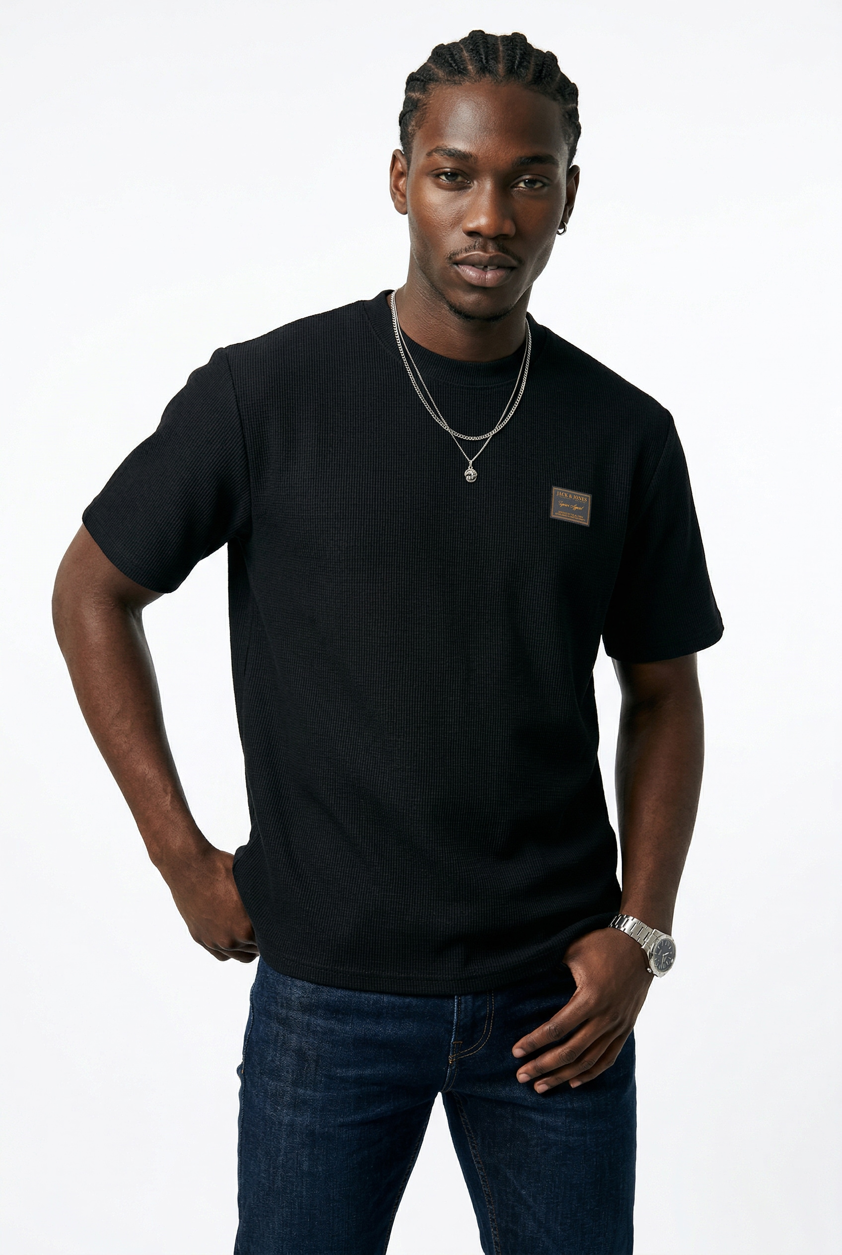 Image of Jack & Jones Kurzarmshirt "JJDAYTONA TEE SS CREW NECK SN"