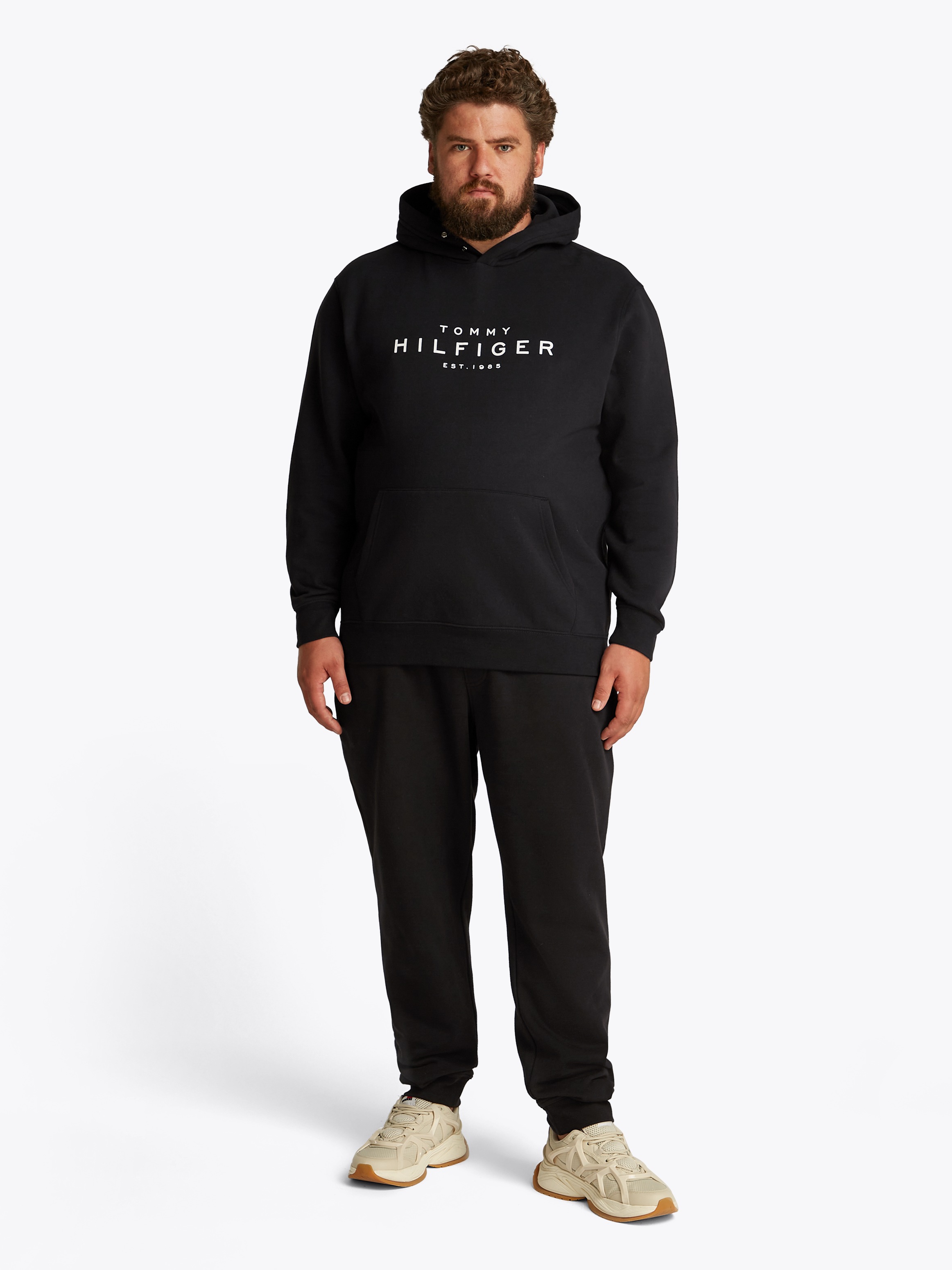 Tommy Hilfiger Big & Tall Sweatshirt »BT-TOMMY HILFIGER HOODY-B«, in Grossen Grössen, Logostickerei