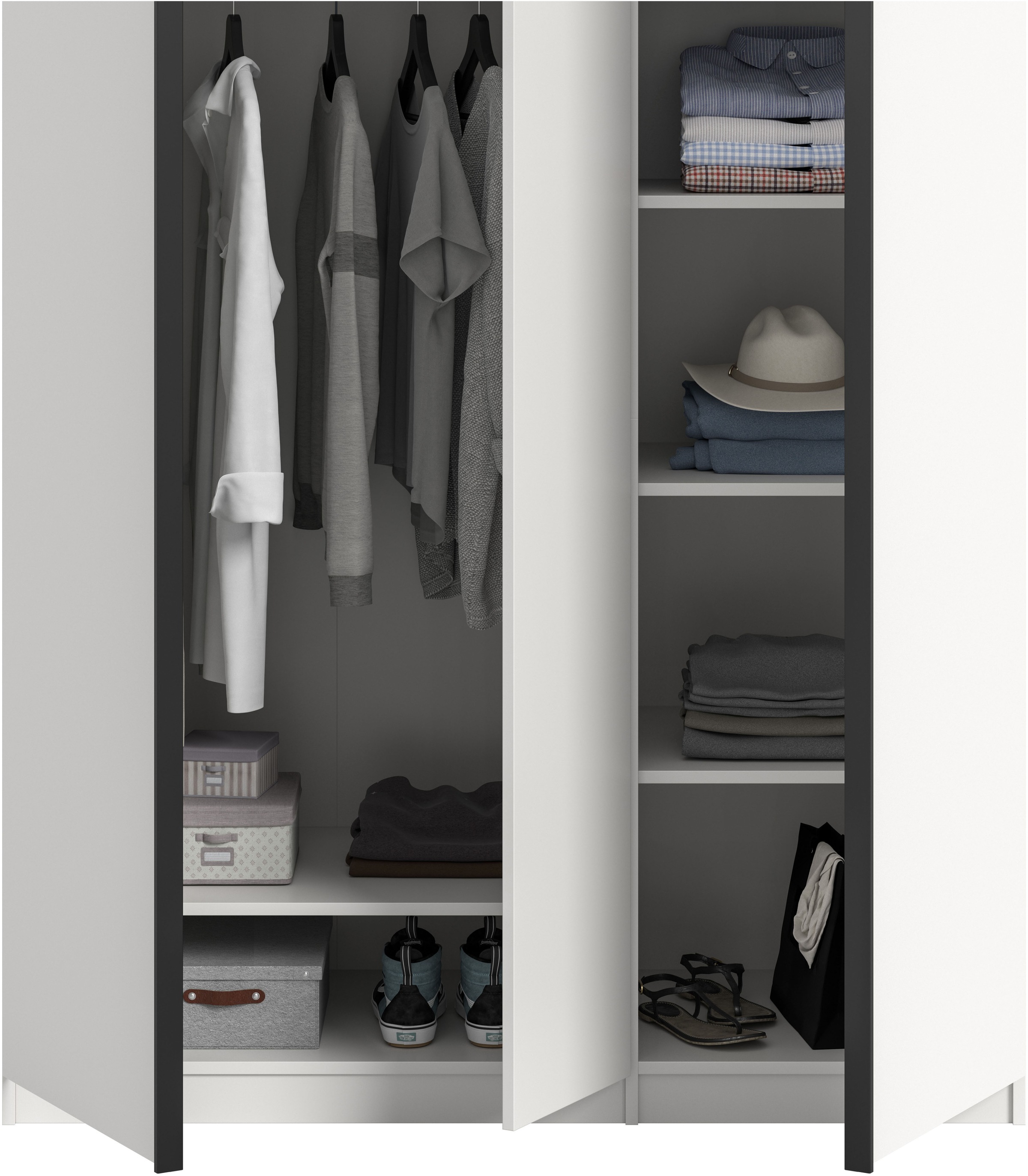 Home affaire Tablette de rangement »BENDINGO, 4er Set Einlegeböden, Breite: 78cm & 47cm« 4er Set passend für Artikel 43969449,  1 Boden in 78 cm Breite & 3 Böden in 47 cm Breite