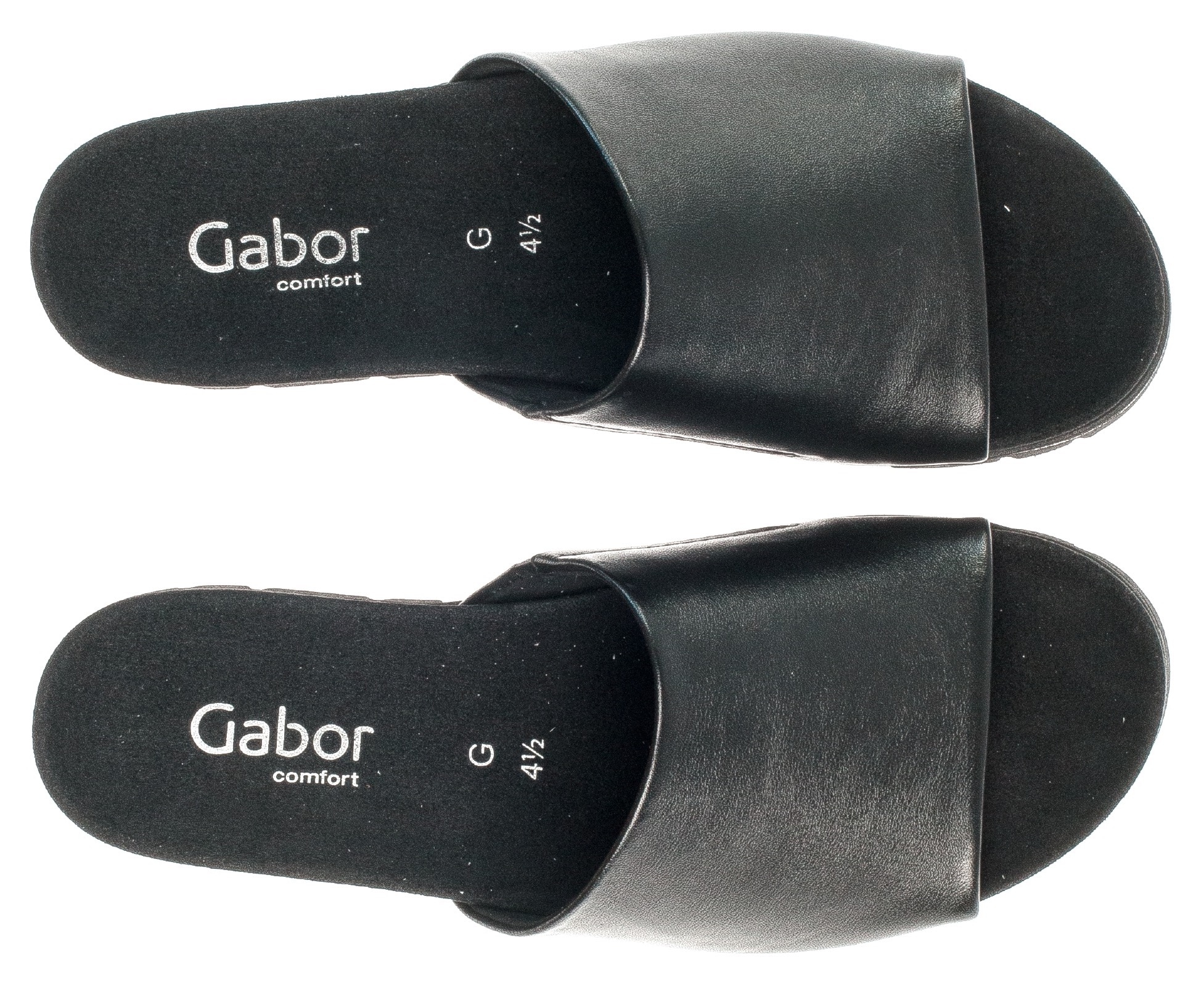 Gabor Pantolette, Plateau, Sommerschuh, Schlappen in Komfortschuhweite G (=weit)