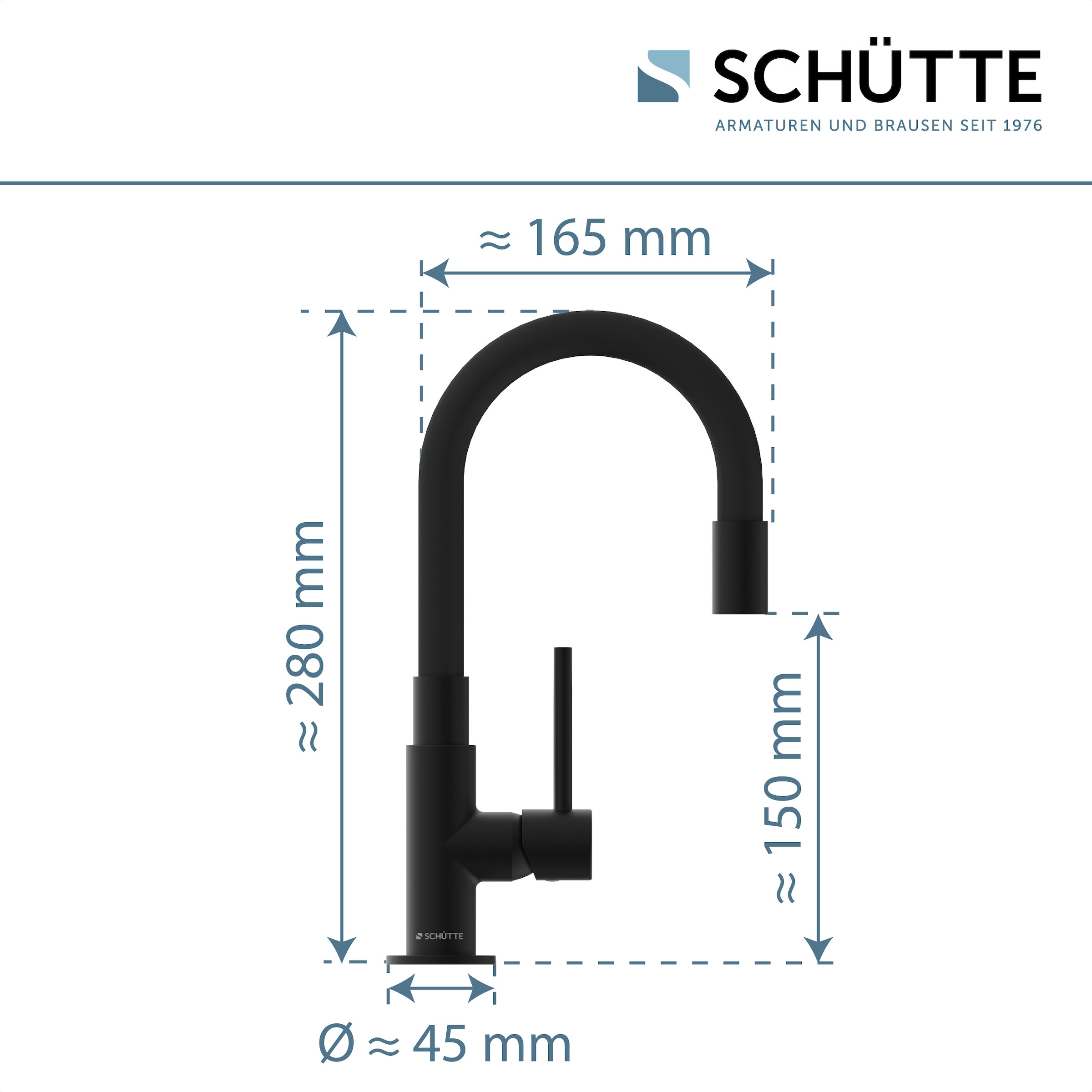 Schütte Robinet de lavabo »GLASGOW« robinetterie haute pression bain, robinet pivotant à 360°