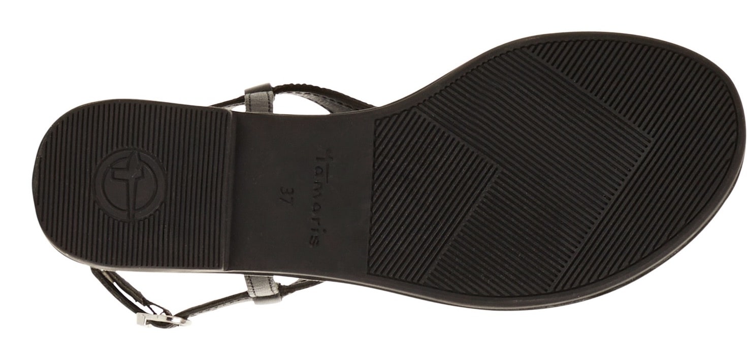 Tamaris Riemchensandale  , Sandalette, Sommerschuh, Festtagsschuh, funkelnde Strasssteinchen