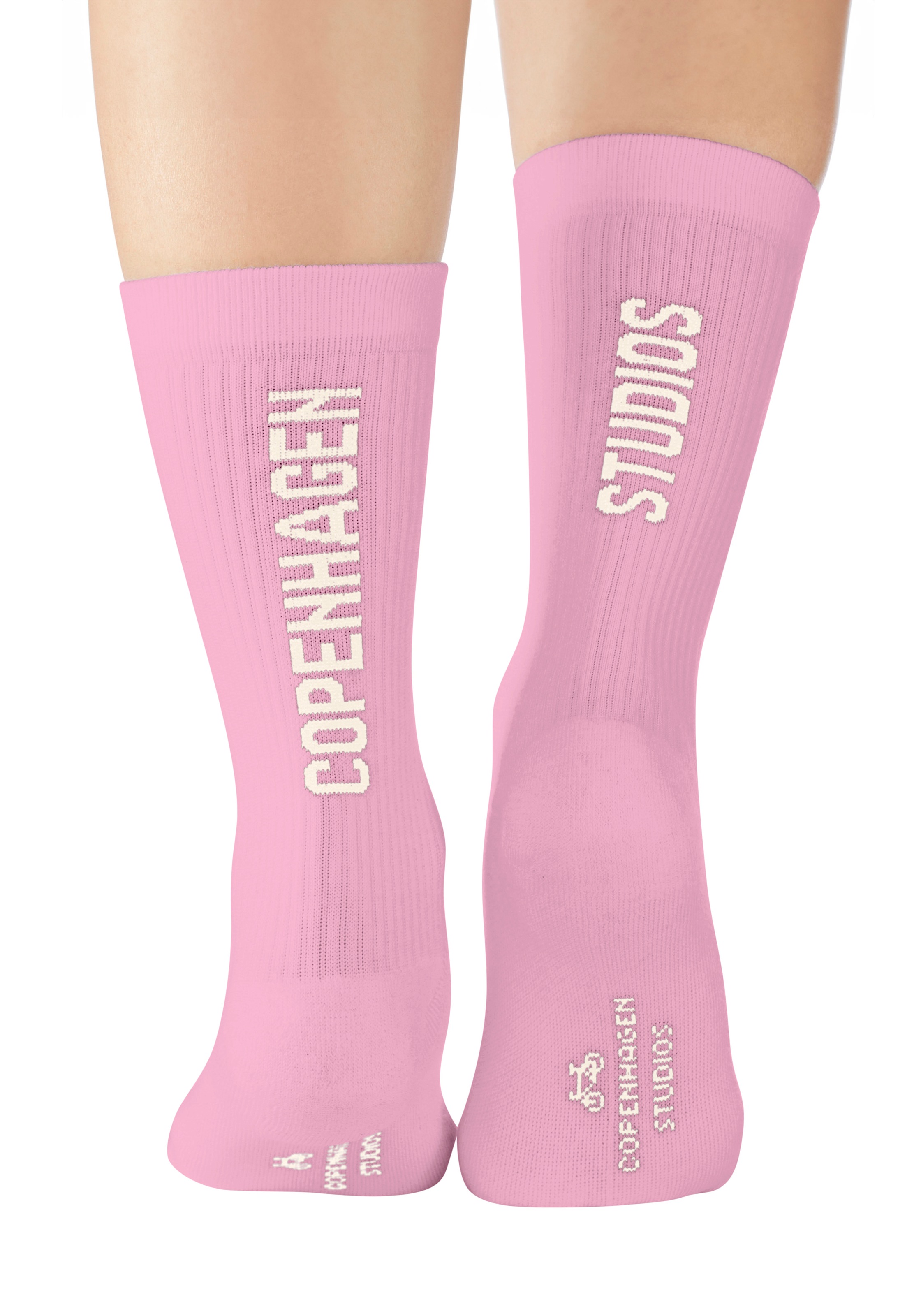 Copenhagen Studios Tennissocken, (Packung, 3 Paar), mit grossem Schriftzug