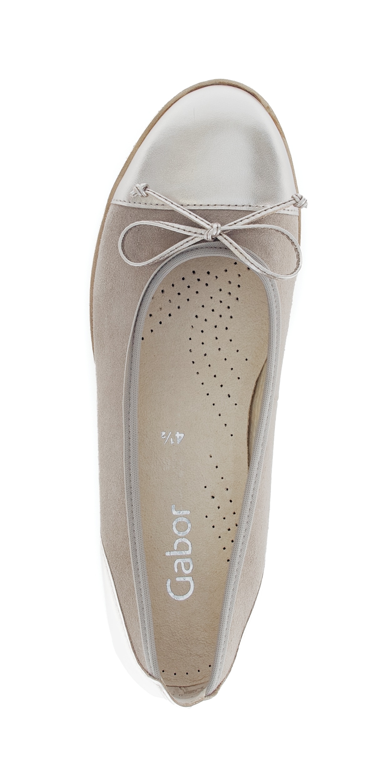 Gabor Ballerina  Blockabsatz, Businessschuh, Schlupfschuh mit Zierschleife