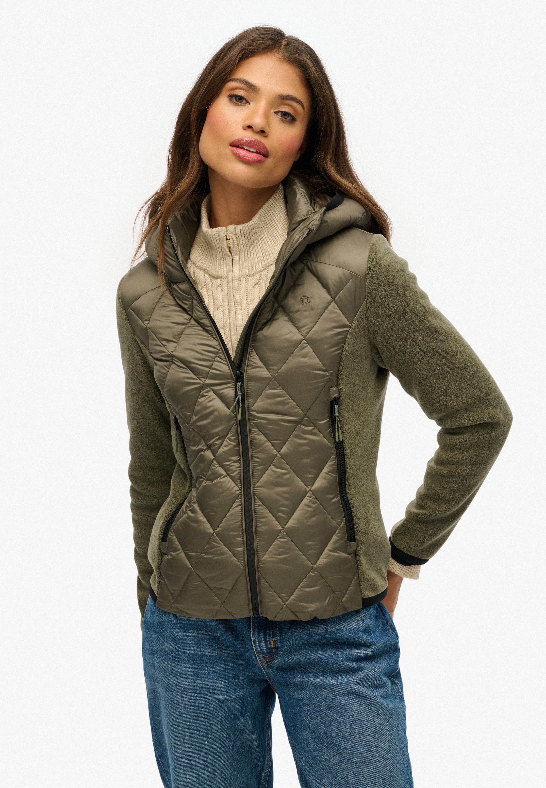 Image of Superdry Steppjacke "HOODED HERITAGE STORM JACKET"