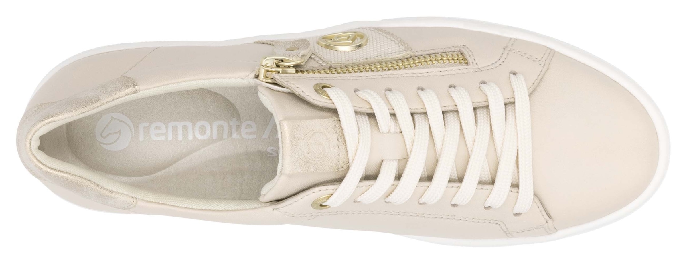 Remonte Plateausneaker  , Feizeitschuh, Halbschuh, Schnürer, herausnehmbare Soft-Einlage