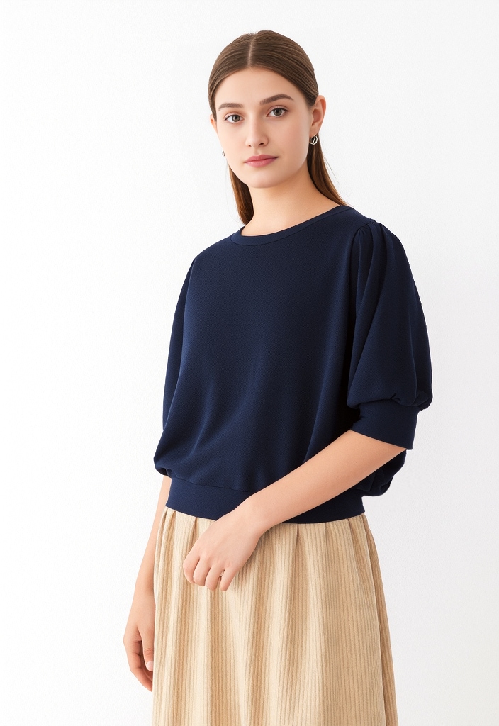 soyaconcept Blouse à manches courtes »SC-BANU 83« en mélange de viscose, coupe régulière