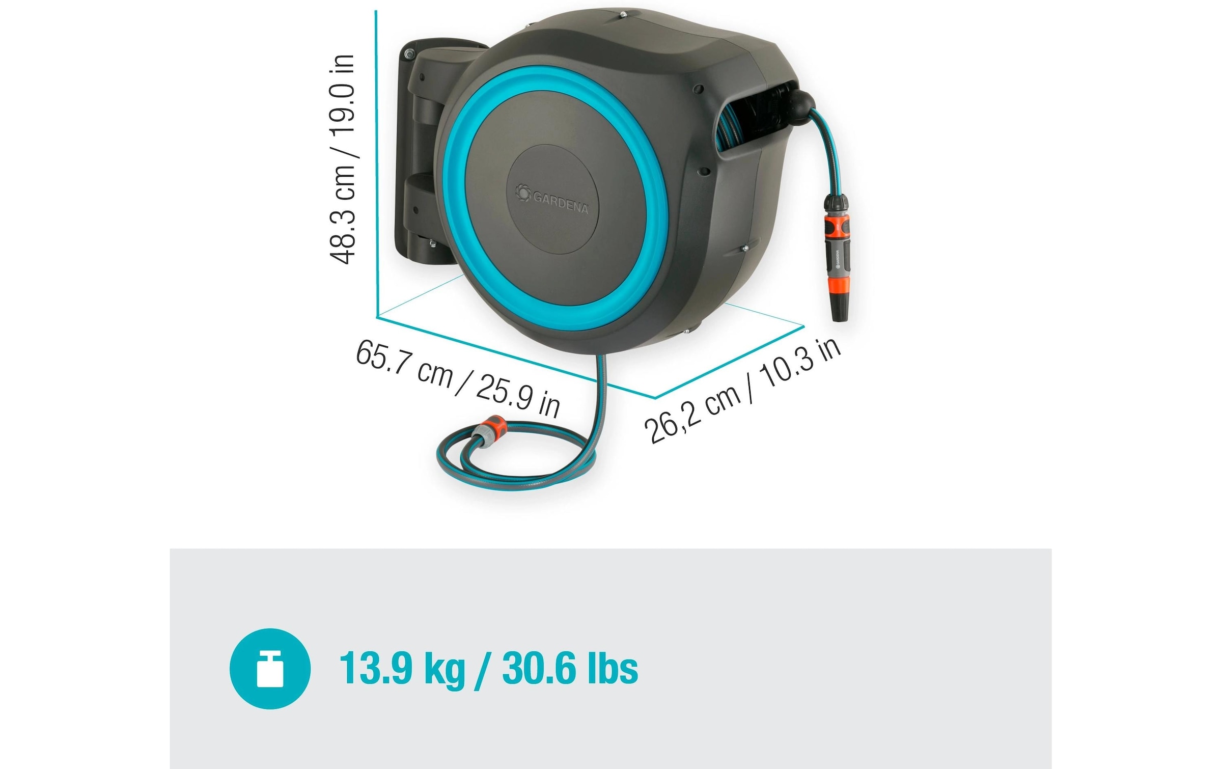 GARDENA Schlauchaufroller »RollUp XL«