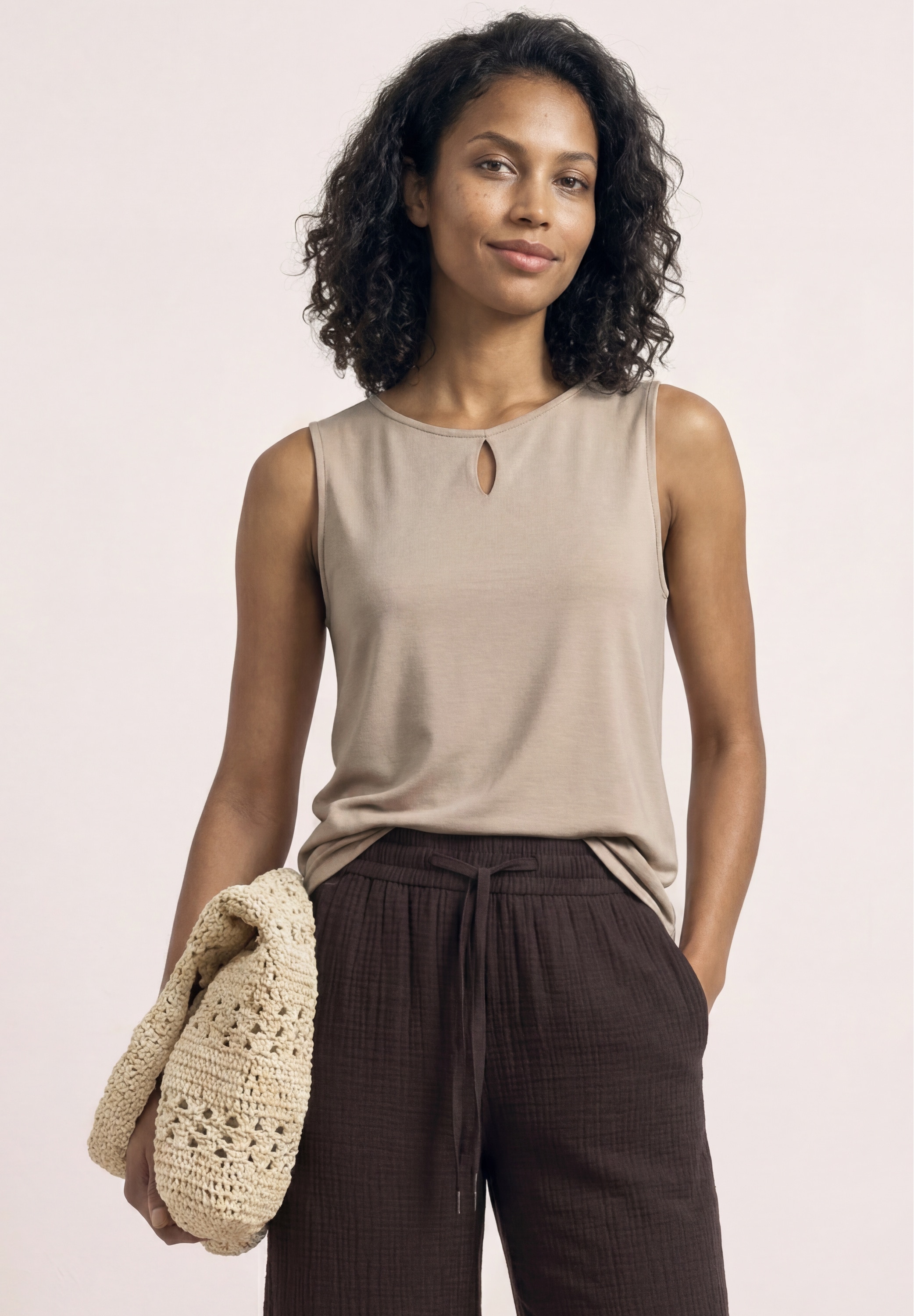 Image of STREET ONE Shirttop und Cut-Out-Detail