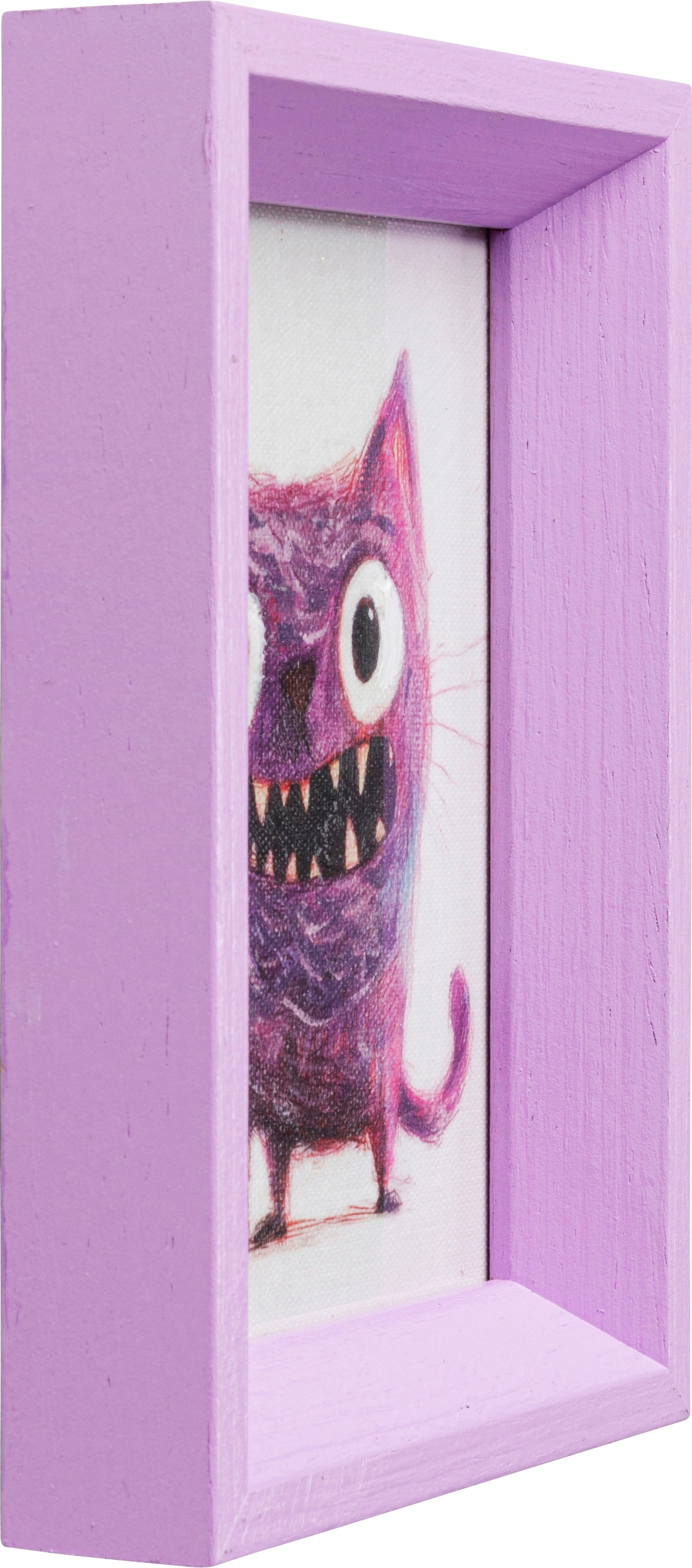 Kare Design Bild mit Rahmen »Gerahmtes Bild Mad Cat 13x18cm« 1, 