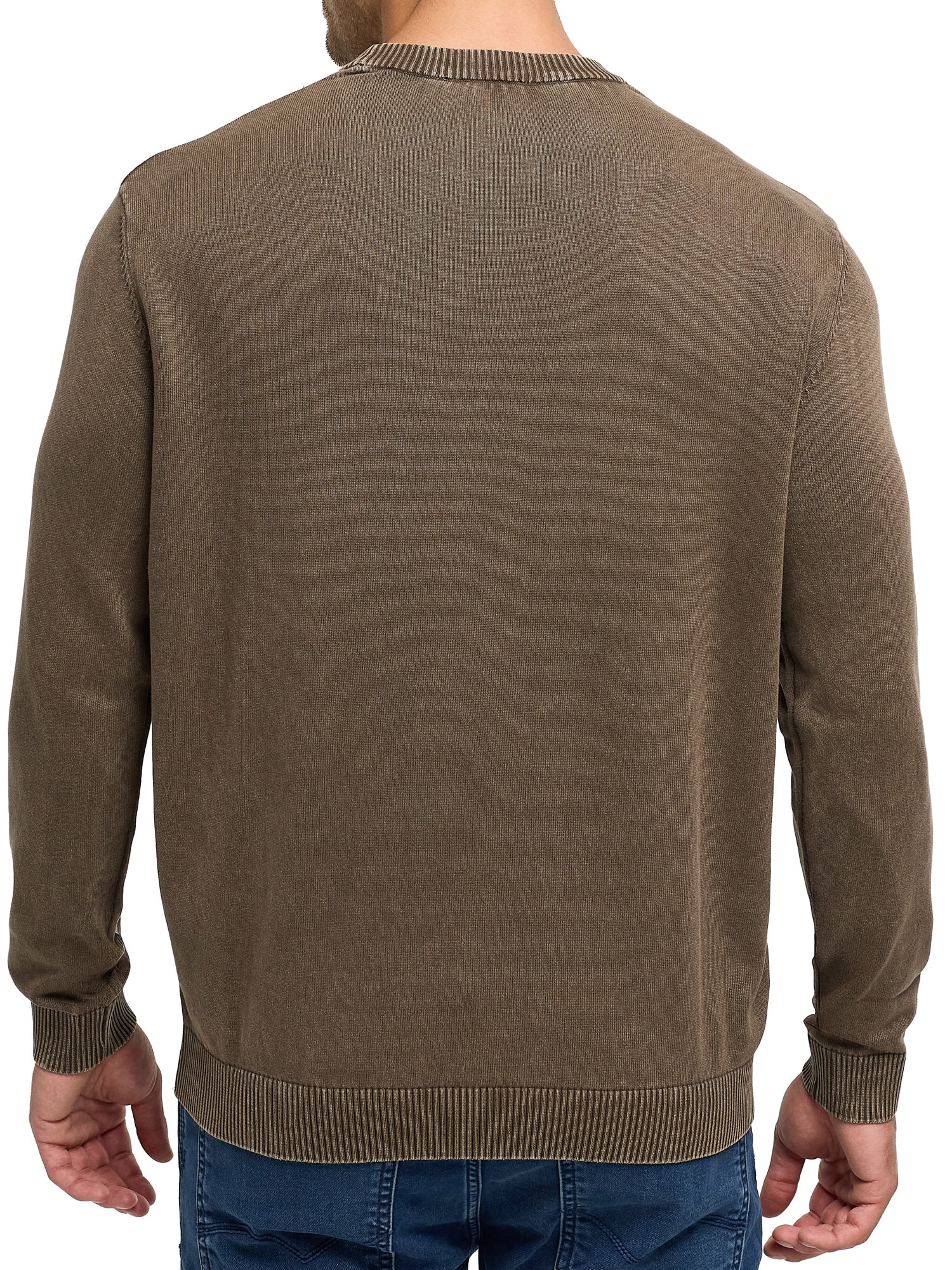 Indicode Pull à col rond »INArkmill o-neck« coton, coupe régulière