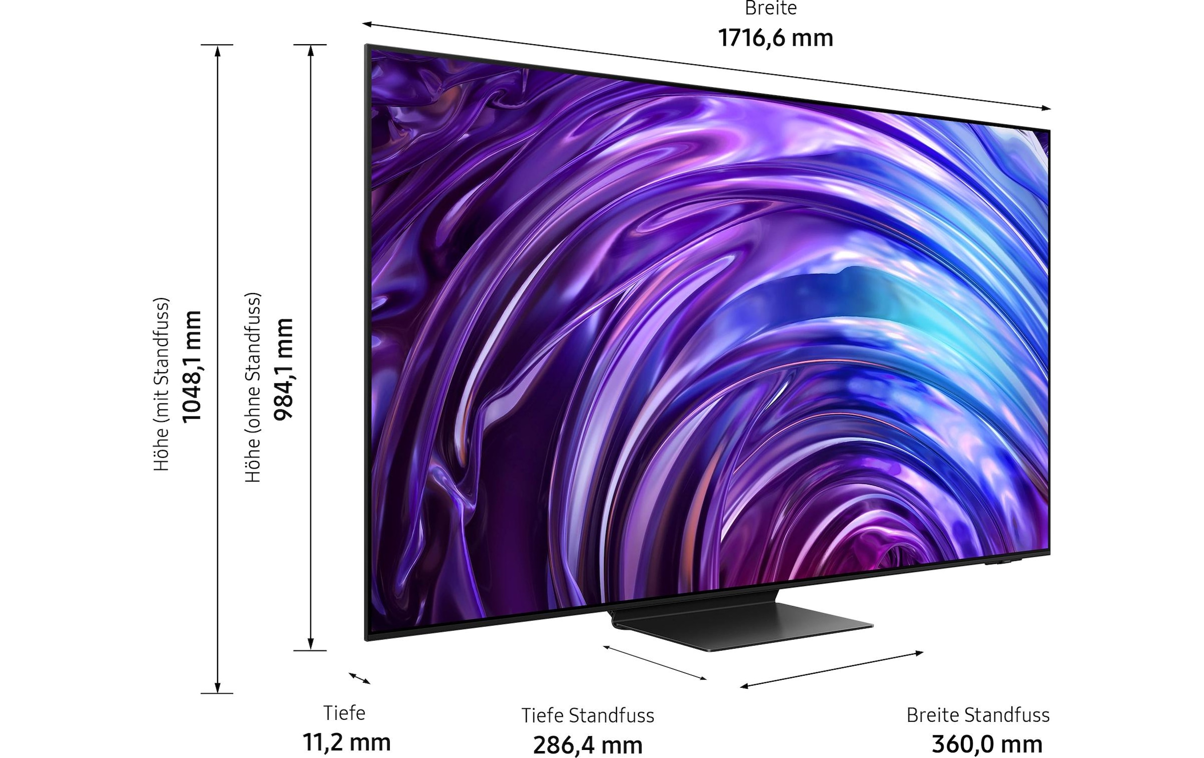 Samsung QLED-Fernseher »QE77S95D ATXZU 77«, 4K Ultra HD