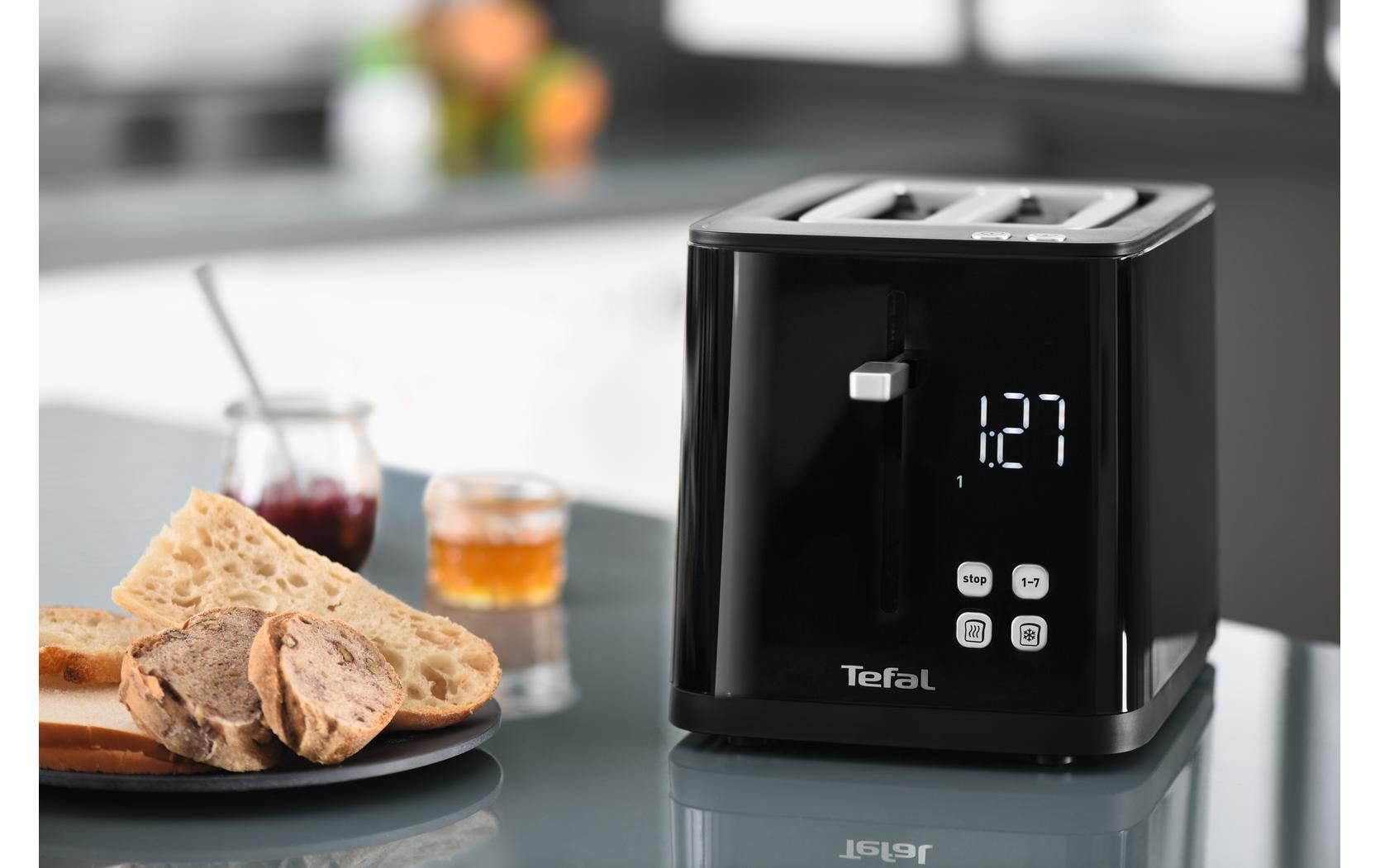 Tefal Toaster »Smart'n Light Schwarz«, für 2 Scheiben, 850 W
