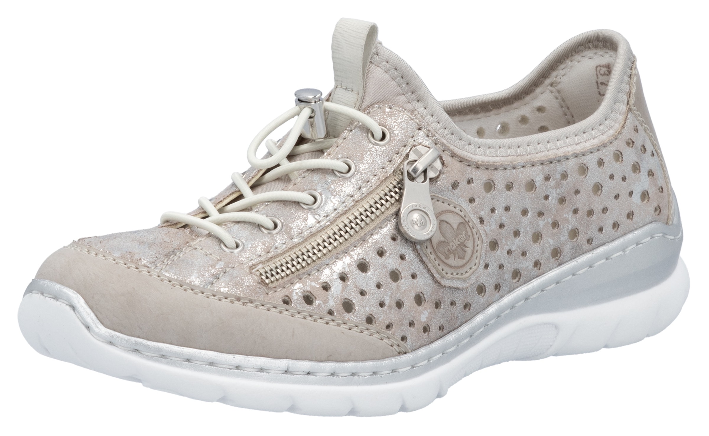 Image of Rieker Slip-On Sneaker, Schlupfschuh, Freizeitschuh, Halbschuh mit Schnellverschluss