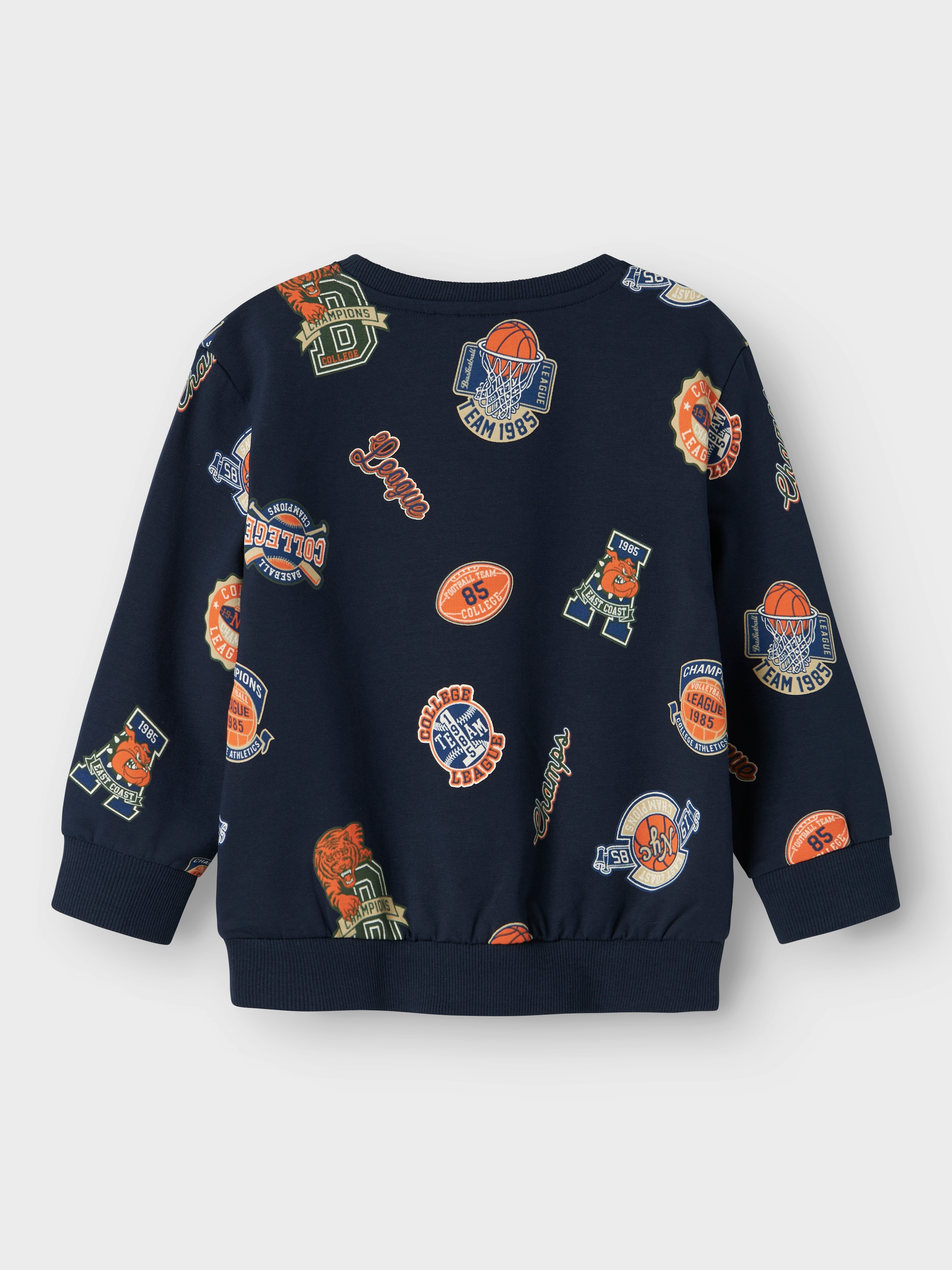 Name It Sweatshirt »NMMLELAND LS NREG SWEAT BOX BRU«