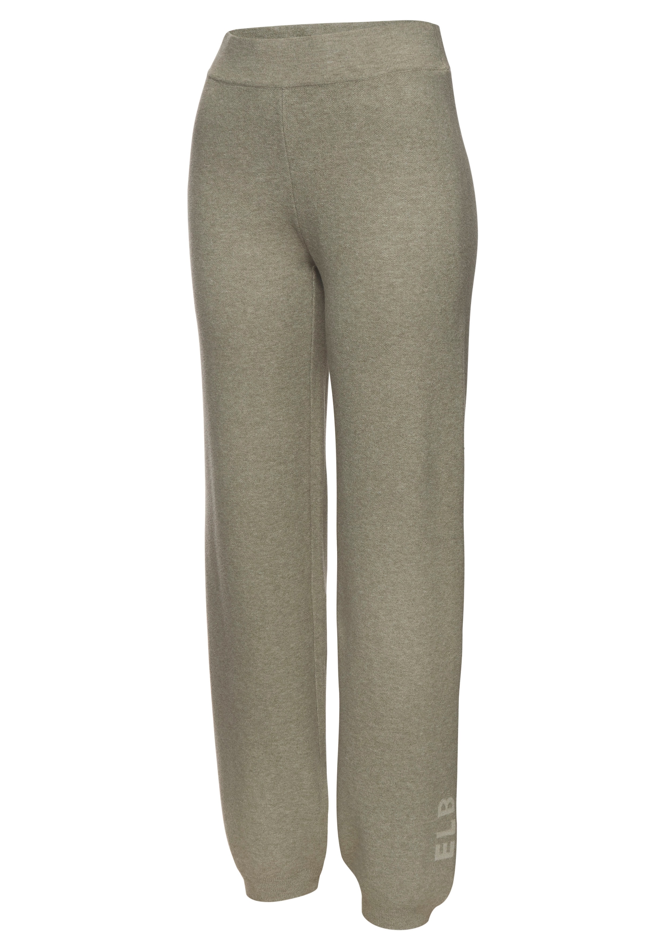 Elbsand Strickhose  mit eingestricktem Logo, aus hochwertigen Feinstrick, Loungewear