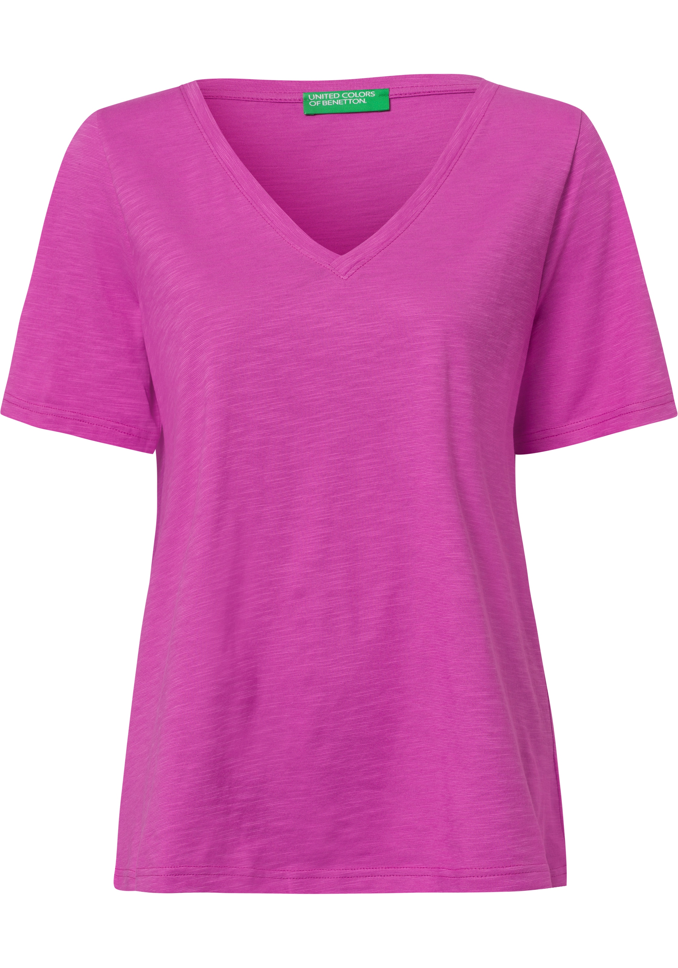 ♕ United Colors of Benetton T-Shirt, aus Flammgarnjersey versandkostenfrei  kaufen