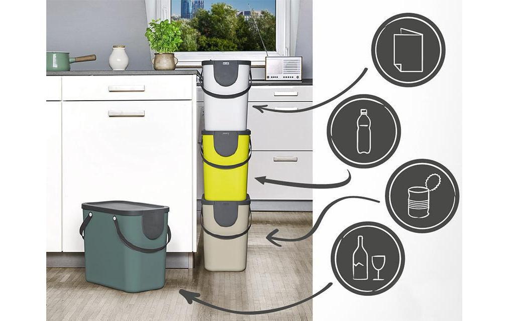 ROTHO Mülltrennsystem »25L Albula«, 1 Behälter