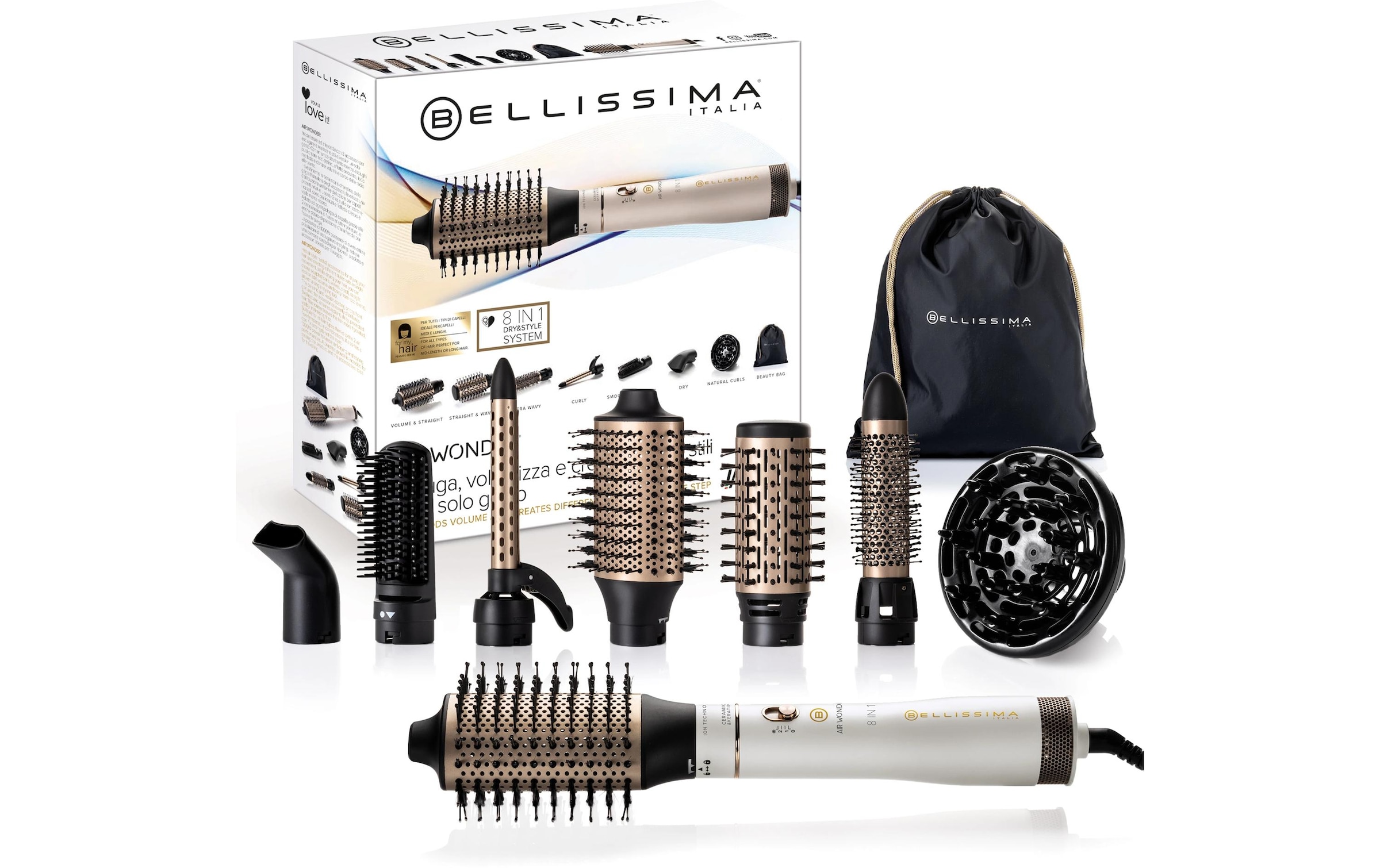 BELLISSIMA ITALIA Coiffeur multistyles »Air Wonder 8-in-1«