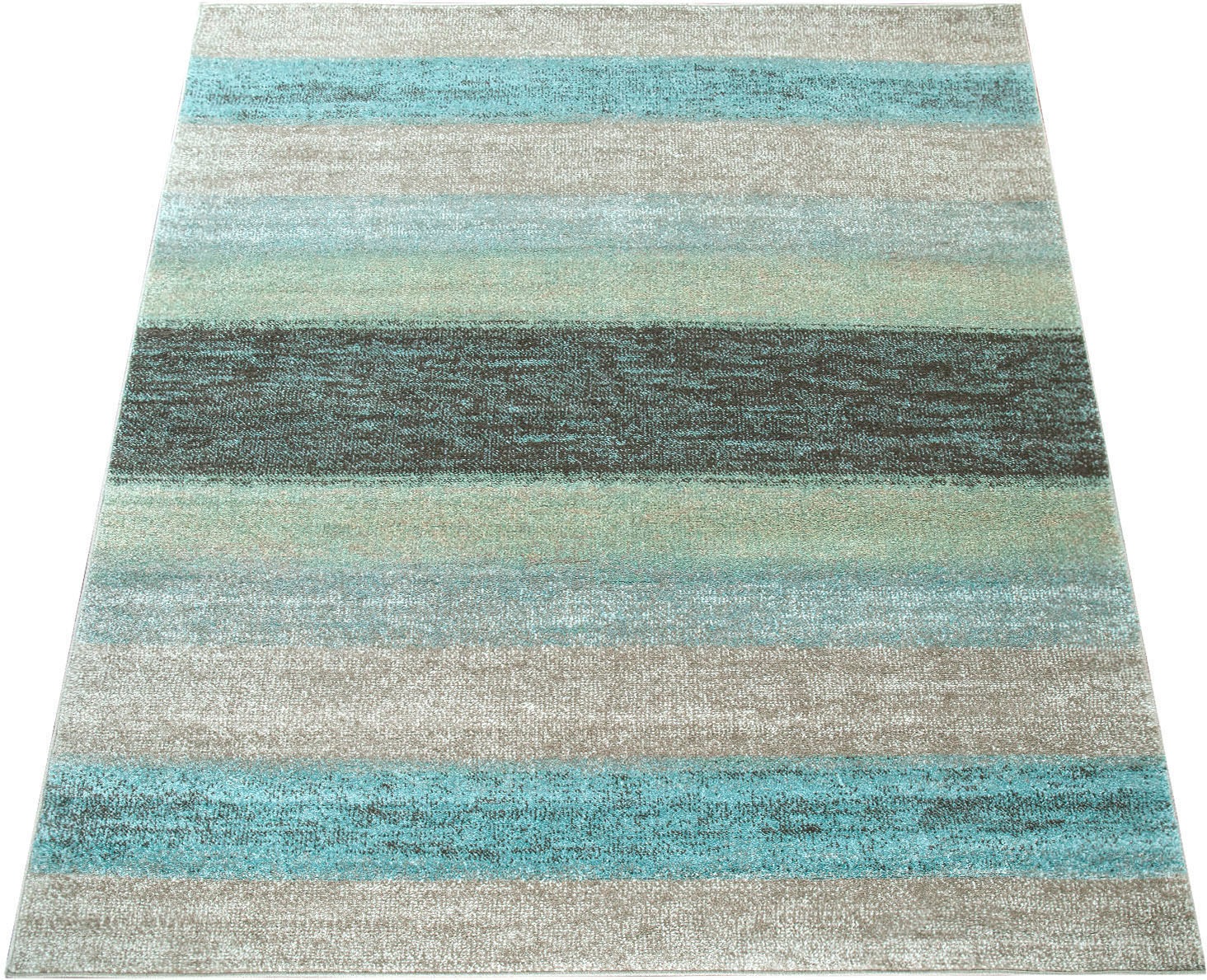 Image of Paco Home Teppich »Kosy 512«, rechteckig, 14 mm Höhe, Kurzflor, gestreift, ideal im Wohnzimmer & Schlafzimmer bei Ackermann Versand Schweiz