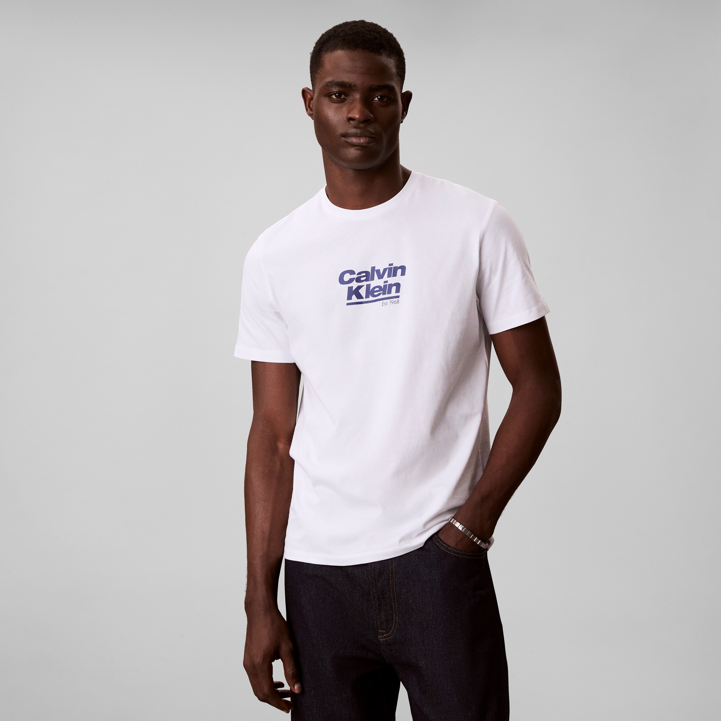 Image of Calvin Klein Jeans T-Shirt Rundhalsausschnitt, Regular Fit, Logoschriftzug