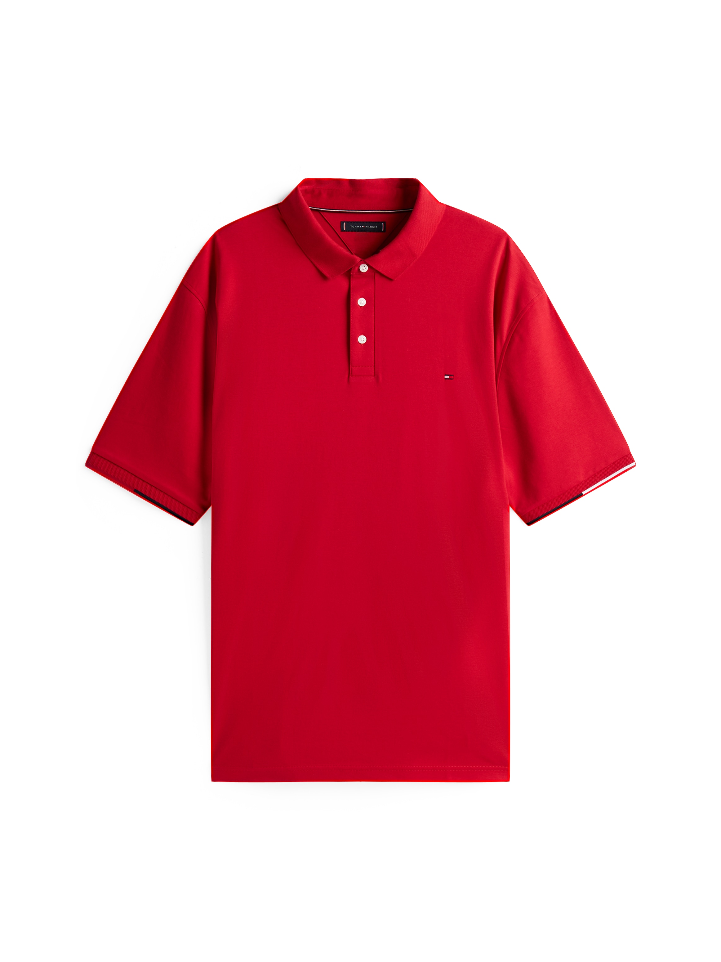 Tommy Hilfiger Big & Tall Poloshirt »BT-INTERLOCK FLAGCUFF SLIM FIT-B«, Grosse Grössen